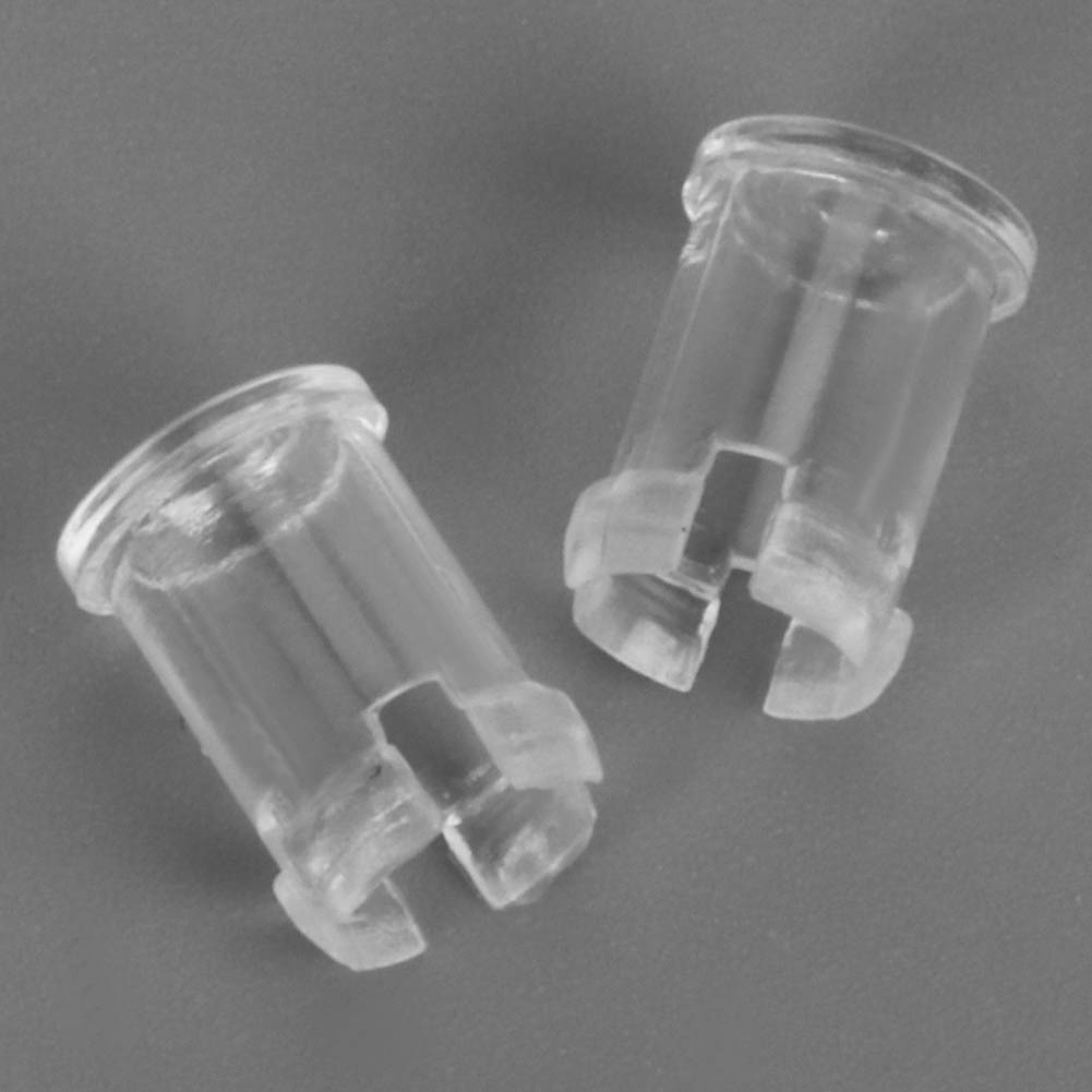 100 Transparente Nylon-schutzkappen Für Leds (5 Mm)