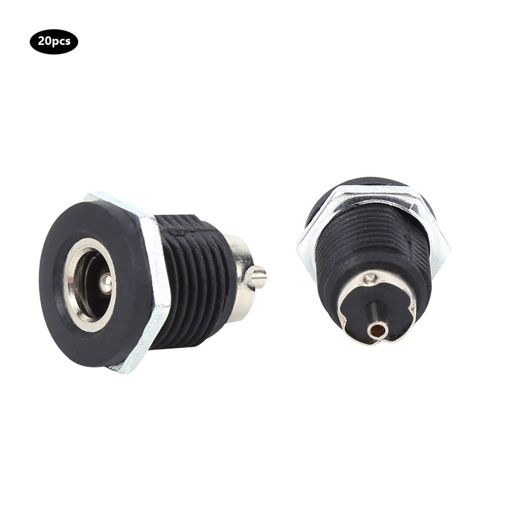 20 Stück Dc-022d, 5a Installationssteckdosen, Elektrische Anschlüsse