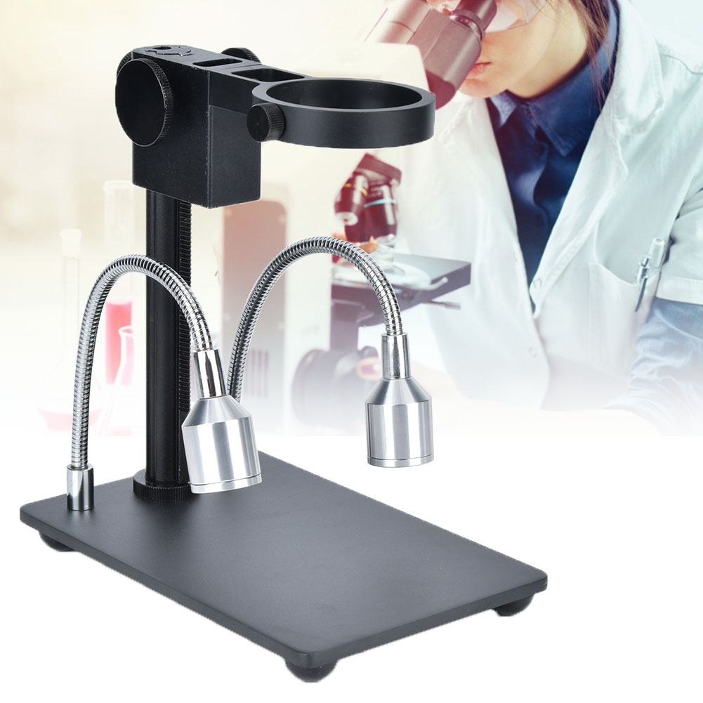 Mikroskopstativ Aus Aluminiumlegierung, Geeignet Für Digitalmikroskope Mit Einem Durchmesser Von 50 Mm, Eu-stecker 100–240 V