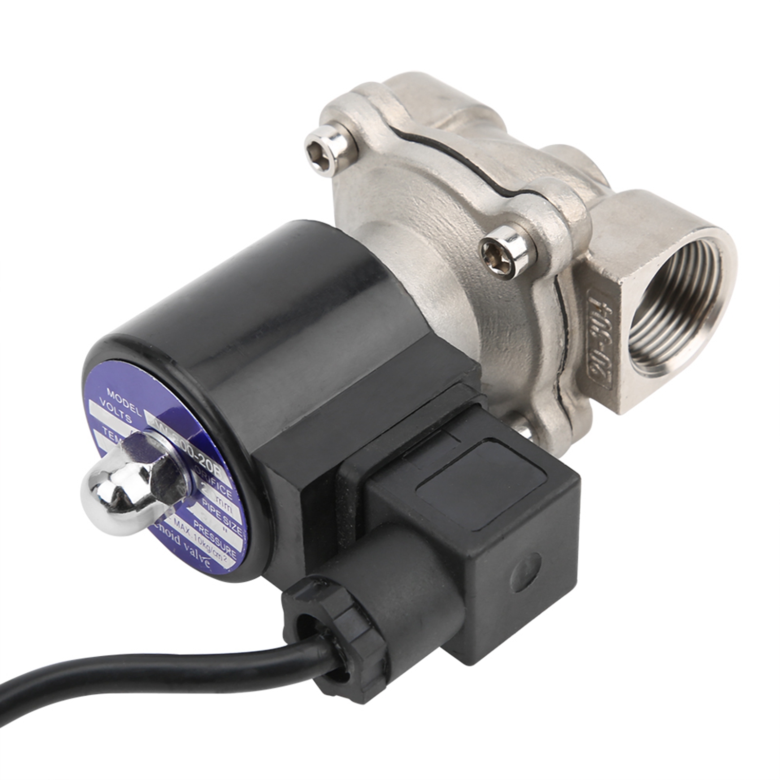 G3/4-zoll-magnetventil, Normalerweise Geschlossen, Direktwirkend Für Luft, Wasser Und Öl, 2w-200-20bac220v