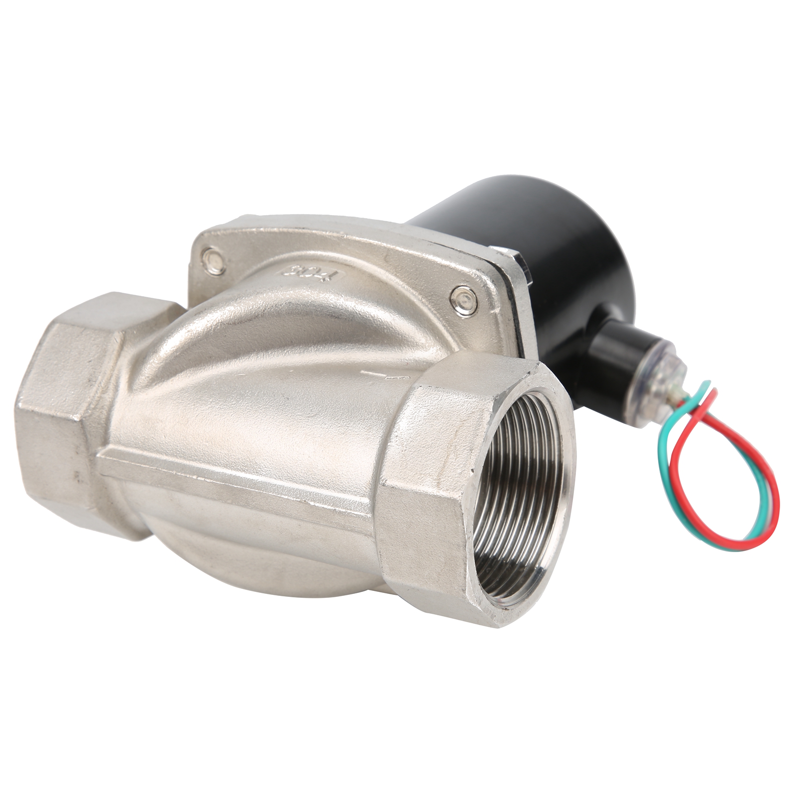 Magnetventil Aus Edelstahl, Direktwirkend, 2w-400-40b, Innengewinde G1 1/2 Zoll, 220 V Wechselstrom