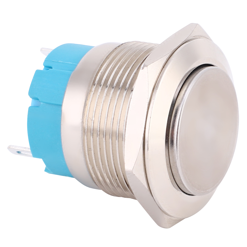 2 Wasserdichte, Metallische Momenttaster Mit Hohem Kopf, 2 Stiften, 22-mm-bohrung