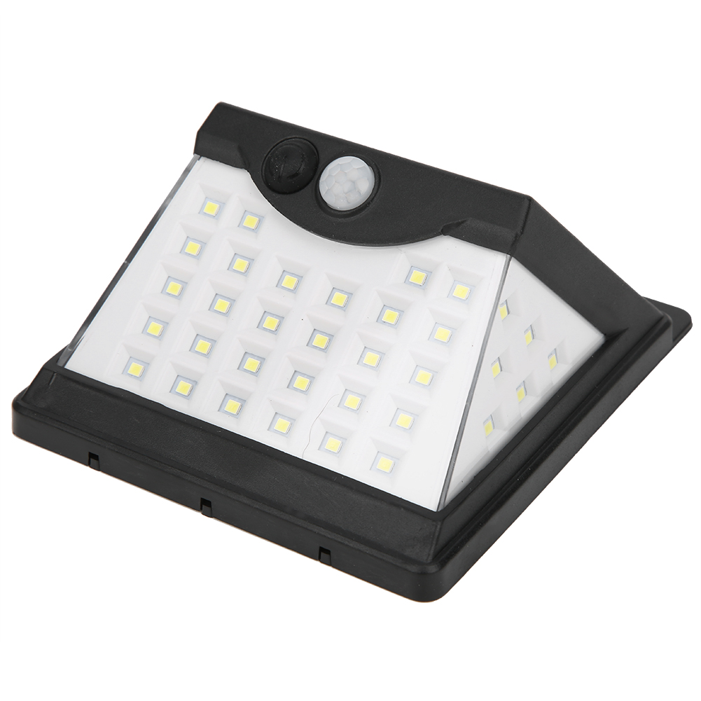 Solarbetriebene Wandleuchte Mit Sensor Und 40 Leds Für Den Außenbereich, Z. B. Im Hof, Flur, Auf Der Einfahrt, Der Veranda Und Im Garten.