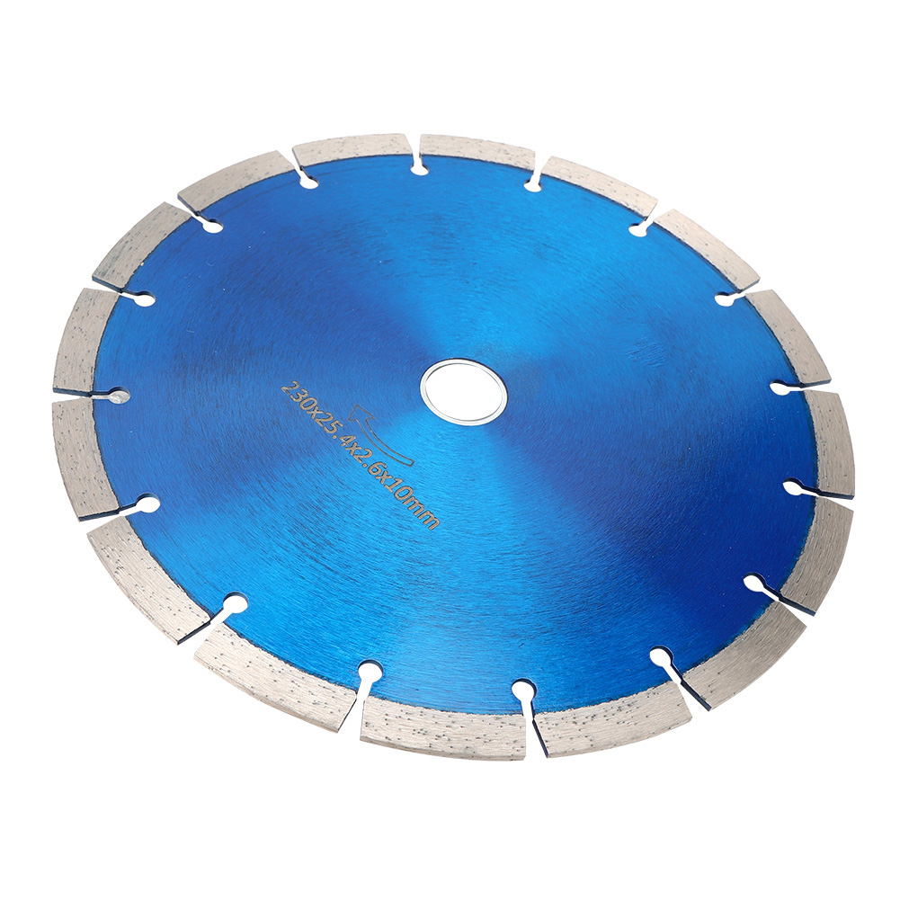 Diamant-kreissägeblatt, Blau, Vielseitig Einsetzbar, Für Beton, Granit Und Marmor, 230 Mm