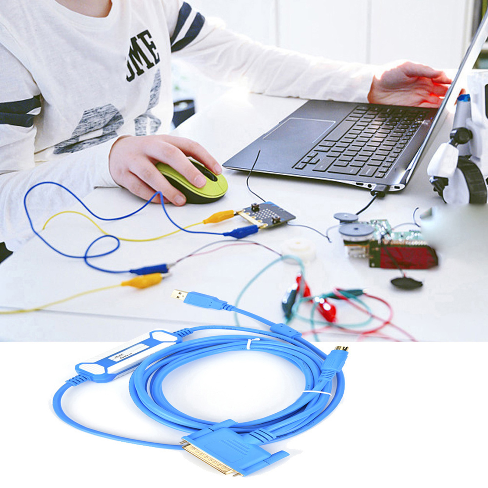 Usb-sc09 Sps-programmierkabel, Sps-datenkabel, Daten-downloadkabel Für Mitsubishi, 3 Meter