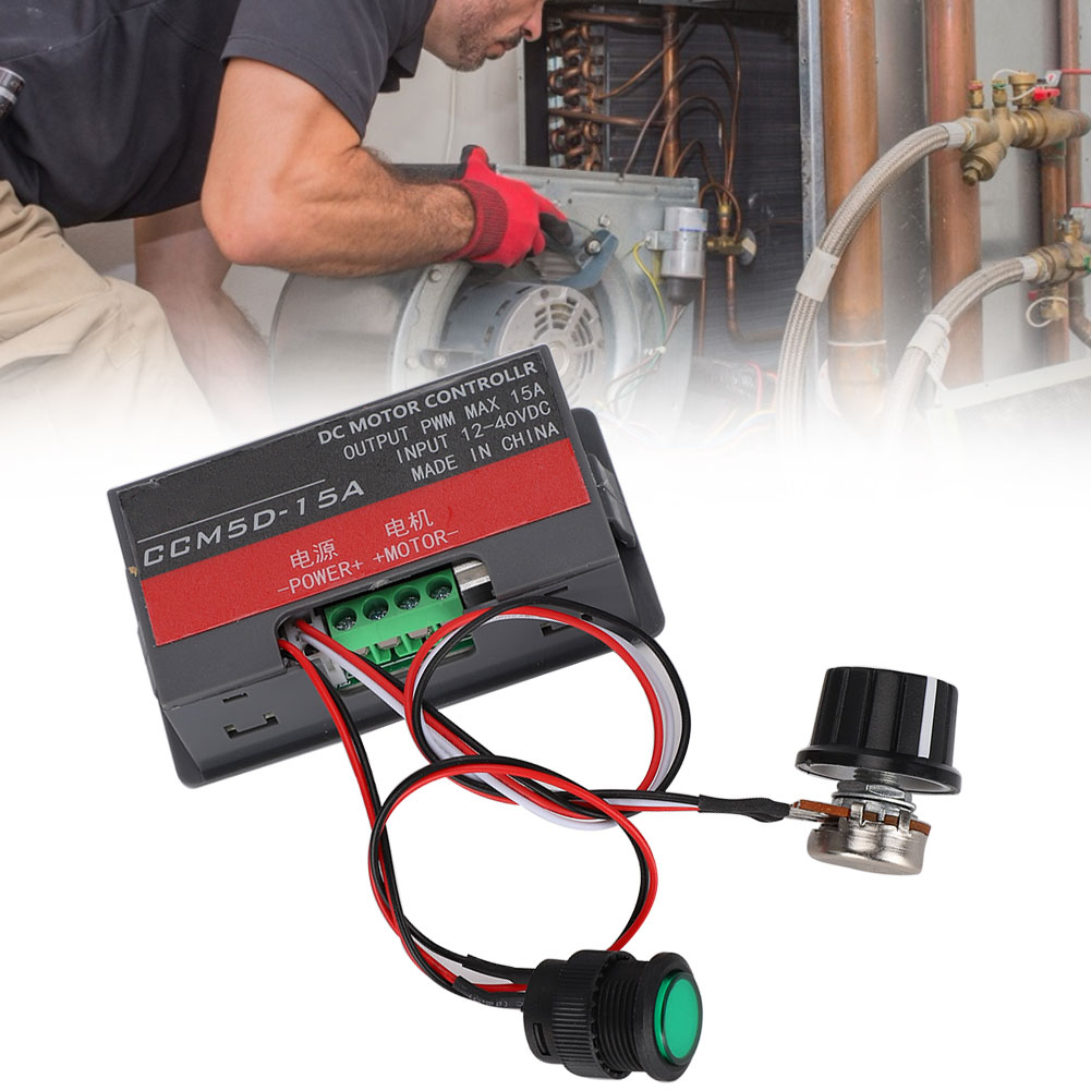 Drehzahlregler Mit 3-stelliger Digitalanzeige Für 15a 12-40v Gleichstrom-bürstenmotoren