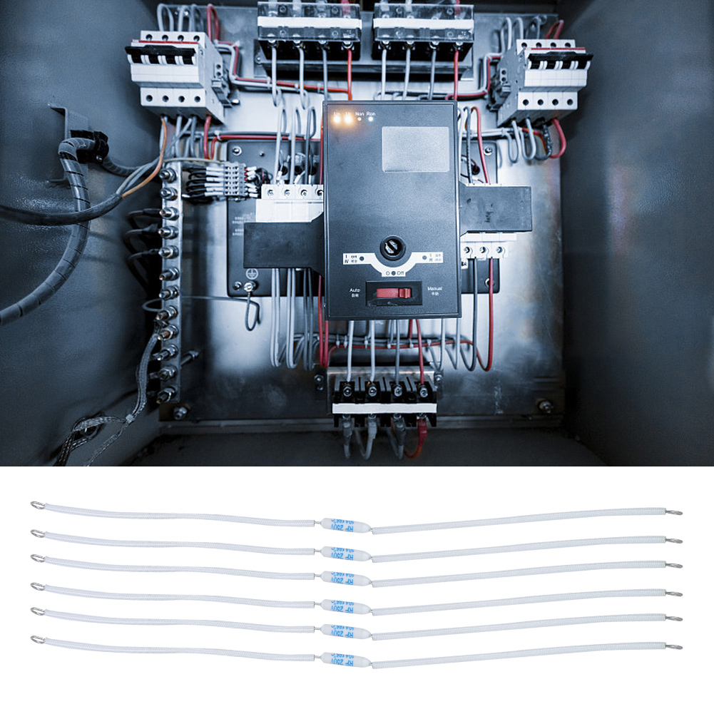 20 Stück 250v 10a Hf Keramiksicherung, Thermosicherung Für Haushaltsgeräte (240 Mm / 9,4 Zoll, 185 °c)