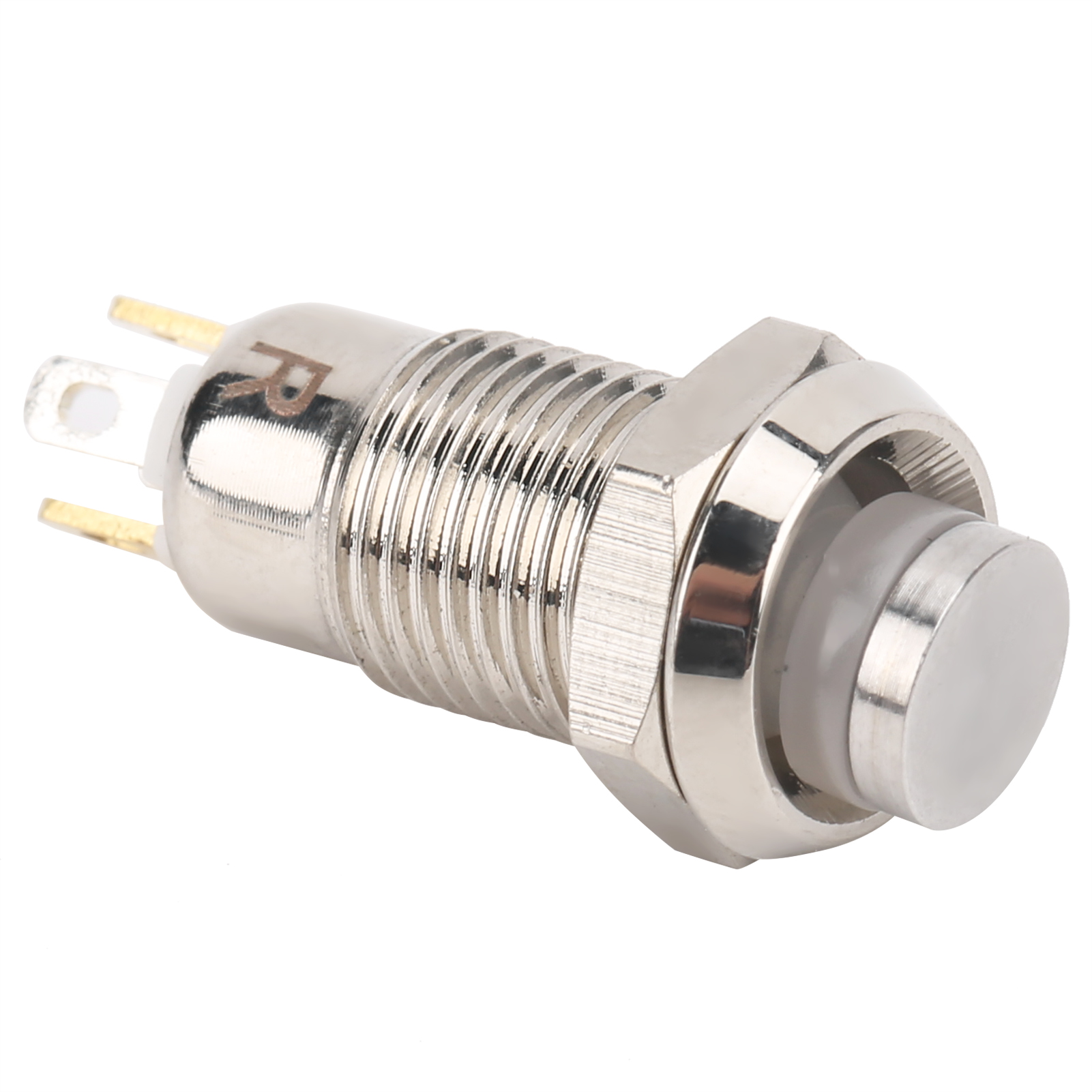 8-mm-momenttaster, Wasserdicht, Startknopf Mit Kontrollleuchte, 3 V, Gelb