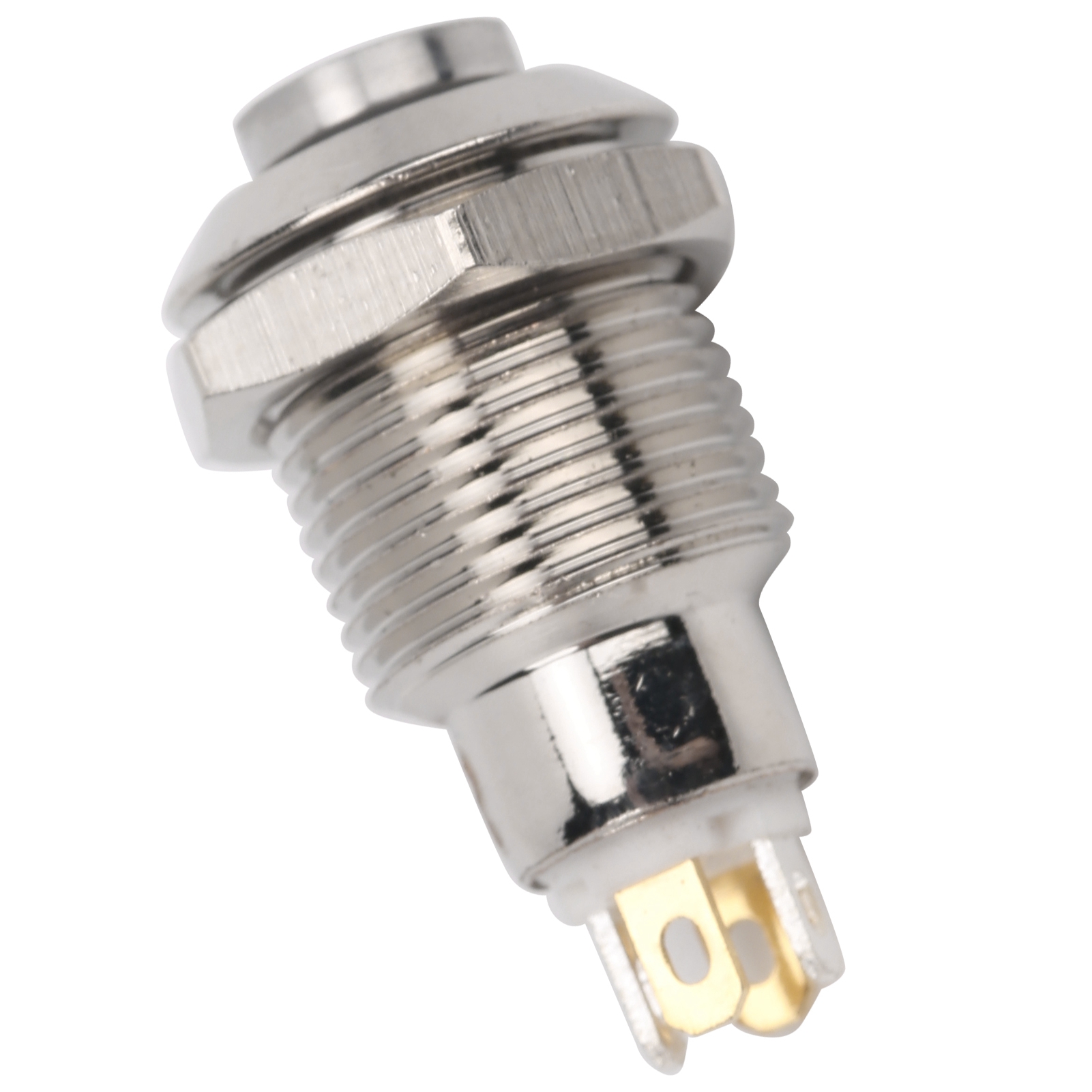 Wasserdichter Metall-druckknopf Mit Reset-funktion Und Hintergrundbeleuchtung, 10 Mm, 3 V, Für Türklingeln Mit Geringem Stromverbrauch (rot)