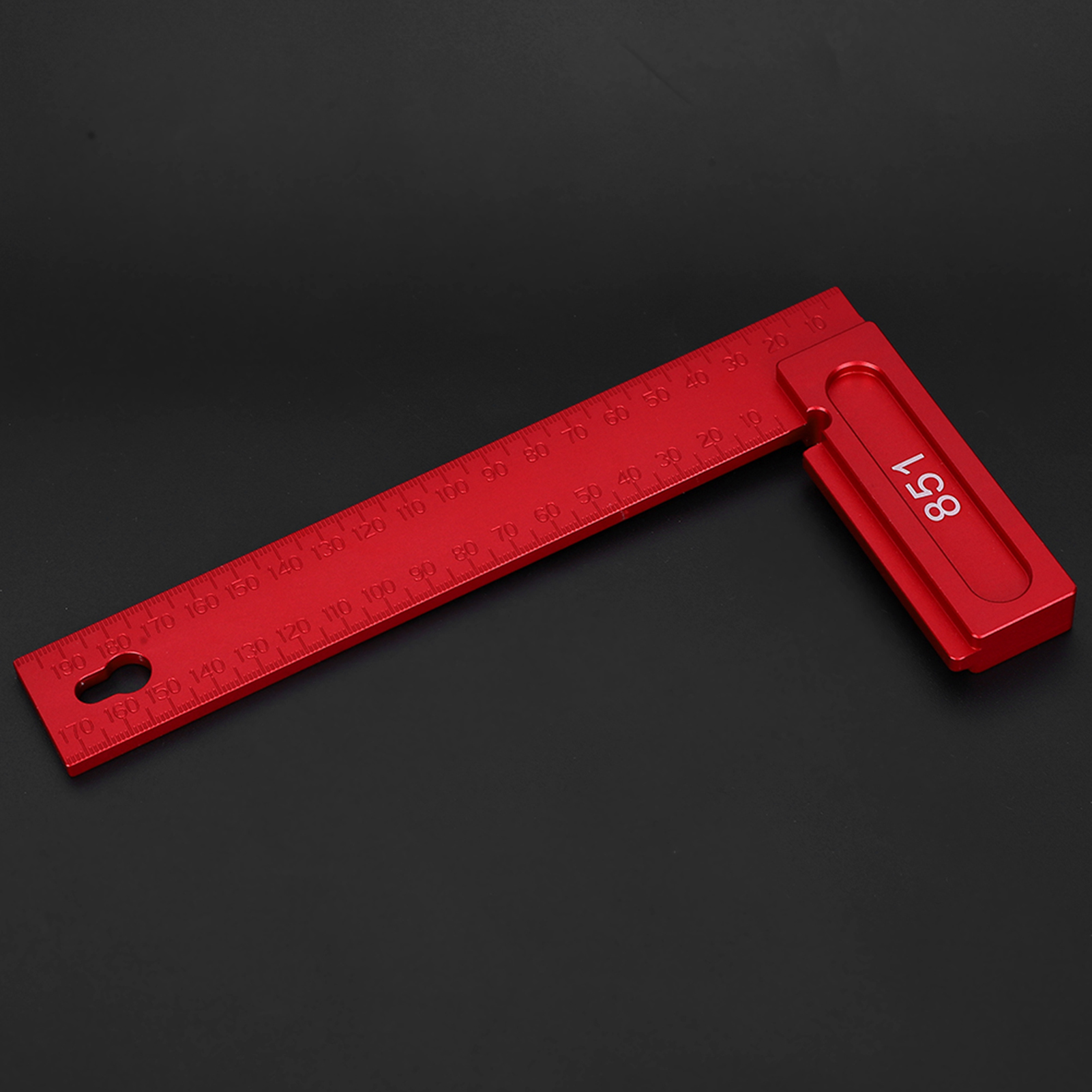 90-grad-winkel-zimmermannslineal, 200 Mm, Aus Aluminiumlegierung, Anreißwerkzeug