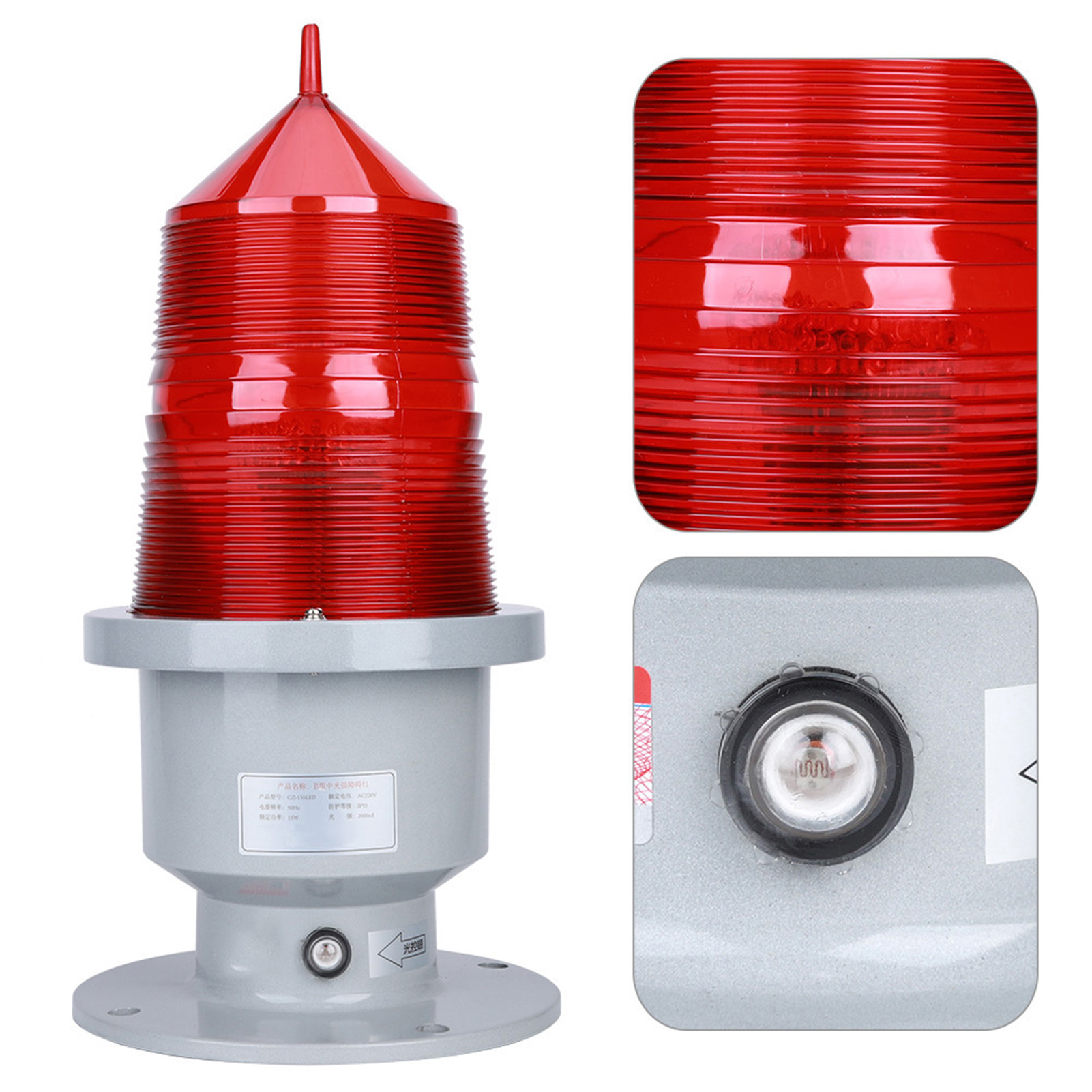 Gz-155led Hindernislicht Für Die Luftfahrt, Warnlicht, Blinklicht, Dachmontage, Fischerboot