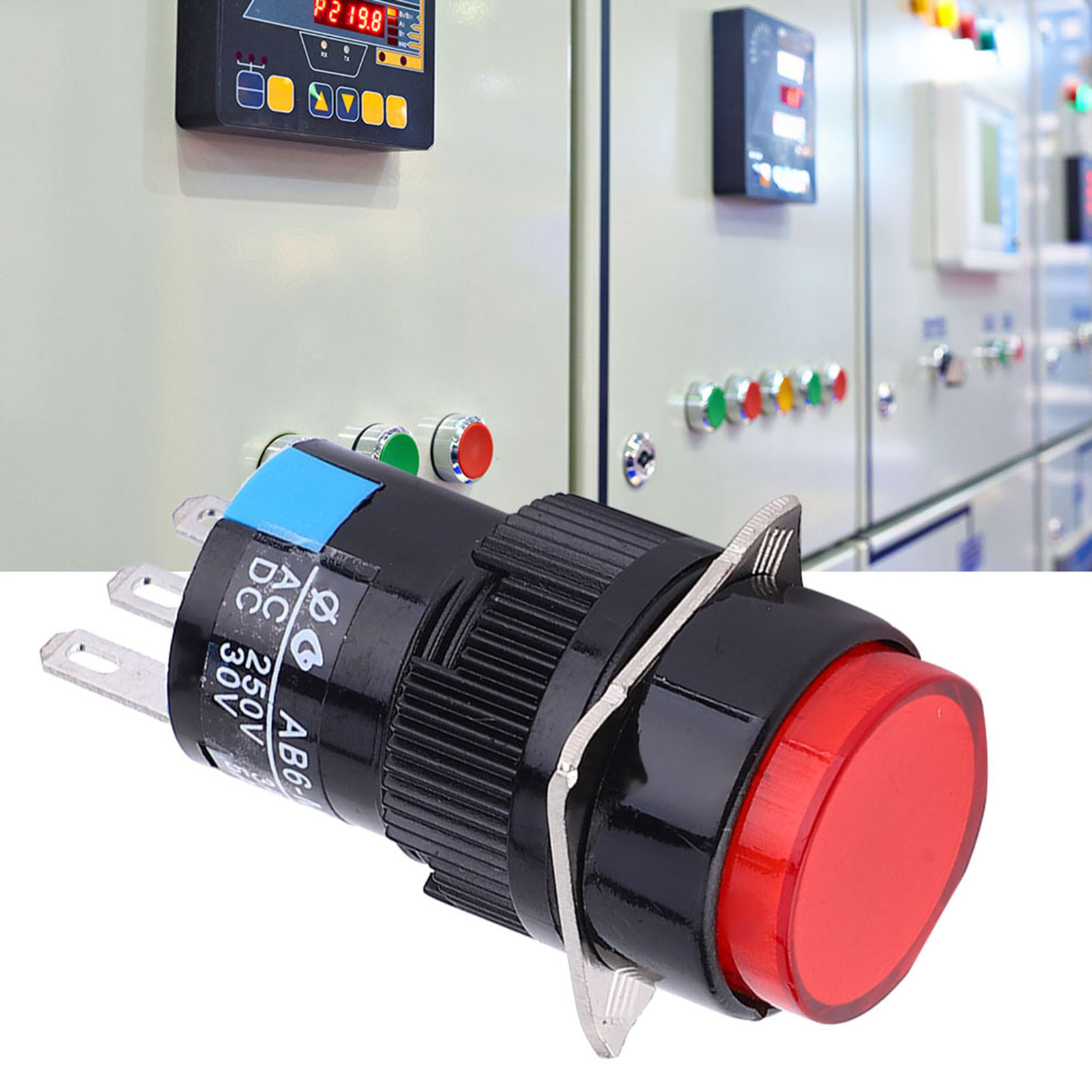 Satz Mit 5 Tastern La16‑11/ab6‑m Ac 250 V 3 A Dc 30 V 5 A Runder Taster