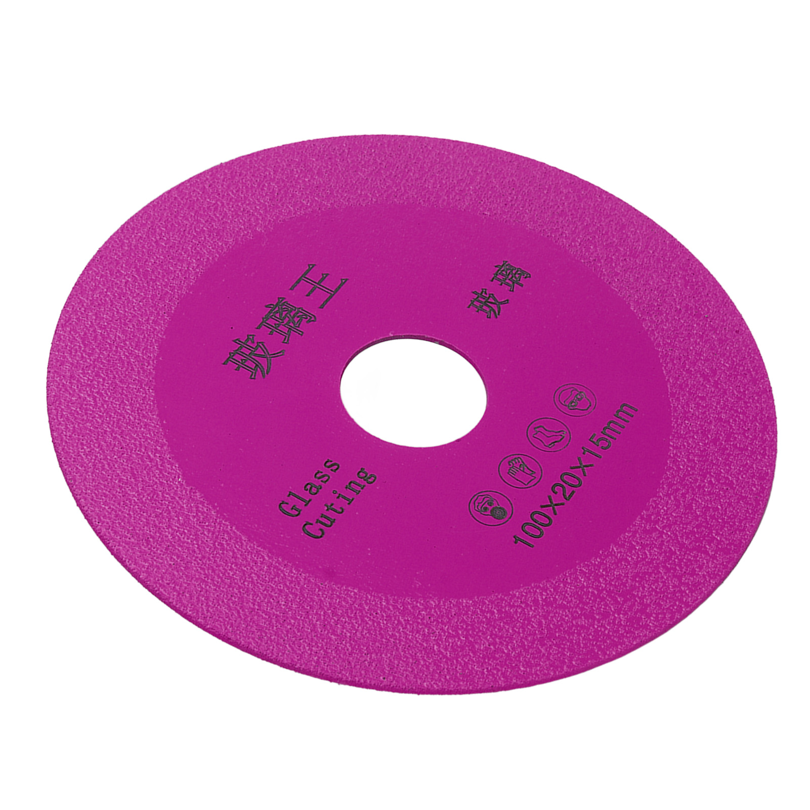 4-zoll-diamant-hartmetall-trennscheibe (dünn) Zum Schleifen Von Keramikfliesen Und Glasflaschen, Rosa