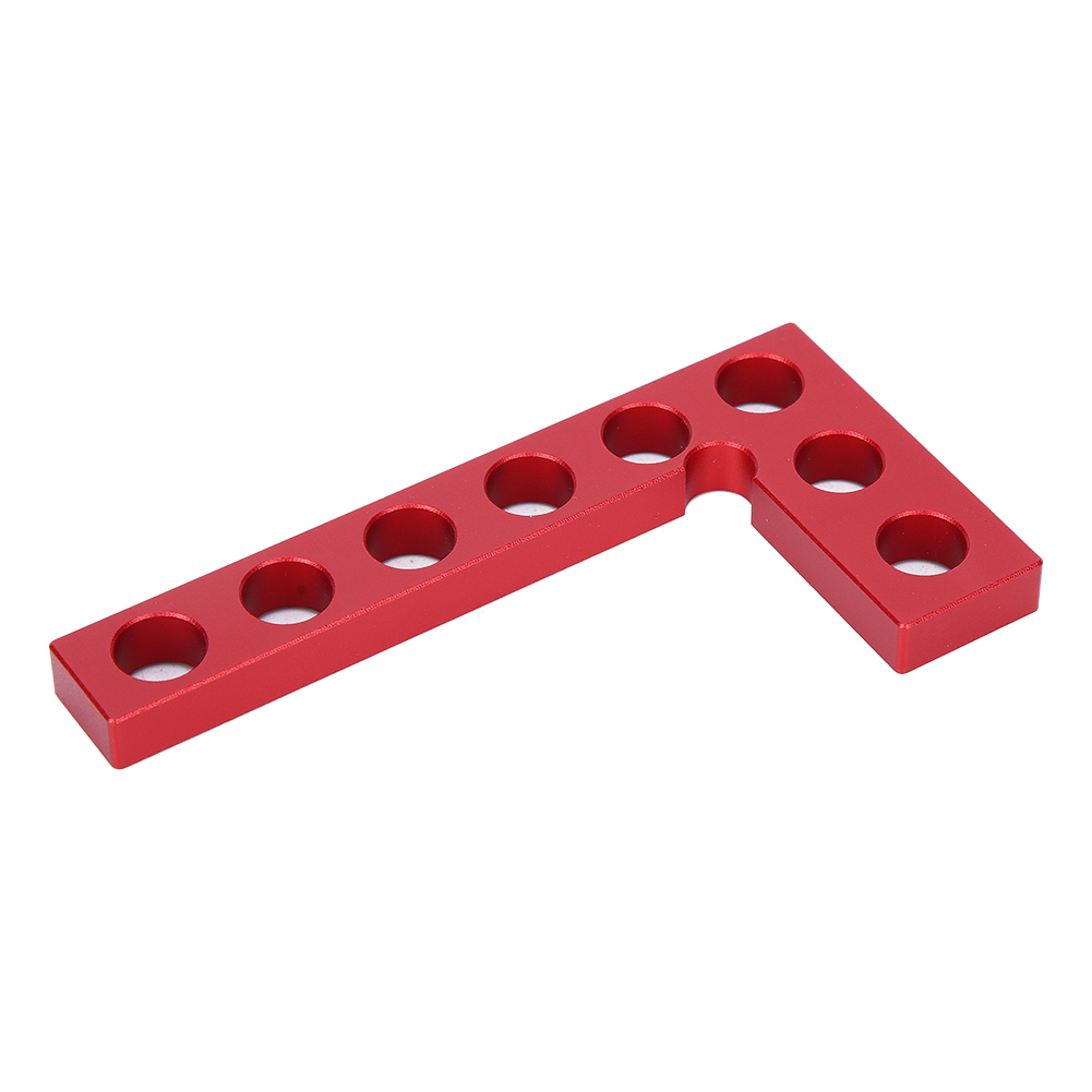 90°-winkelmesser, Holzbearbeitungswerkzeug, Zolllineal 0–100 Mm, Rot