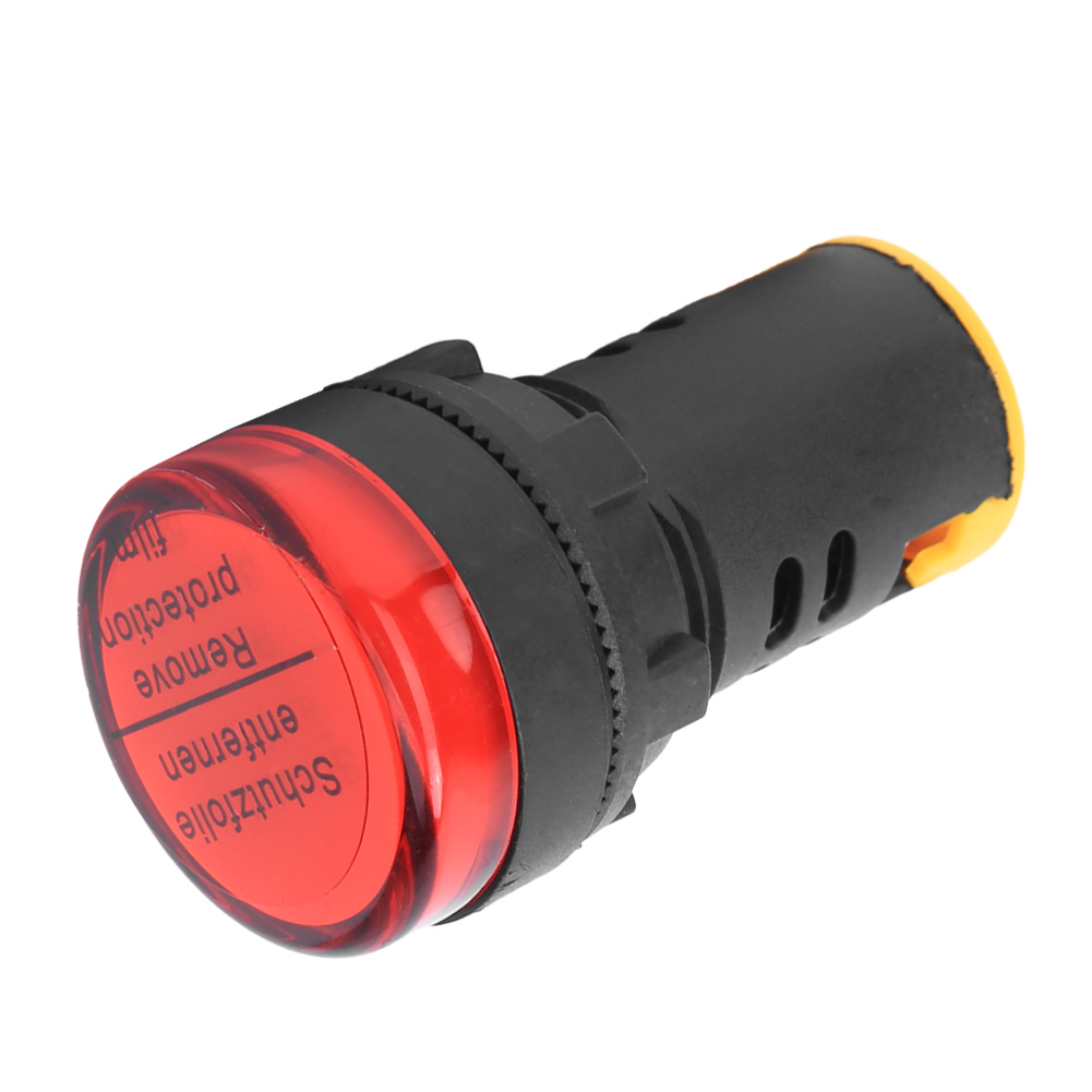10 Berm Led-anzeigeleuchten, Feuerfestes Polycarbonatgehäuse, Durchmesser 22 Mm, 110 V, Ad16-22d/s, Rot