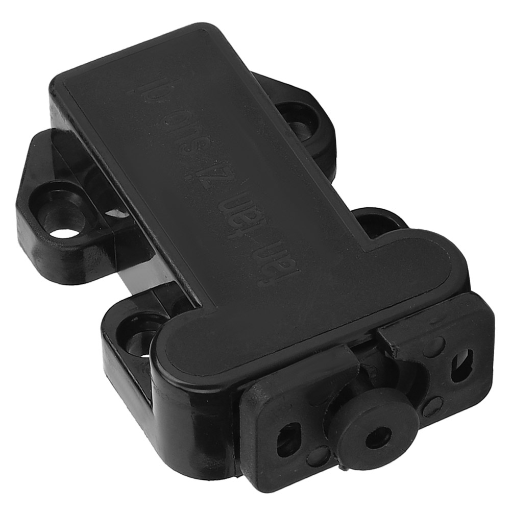 6er-set Nylon-schubladenriegel Mit Puffer Und Selbstverriegelungsmechanismus, Möbelbeschläge, Zubehör, Schwarz
