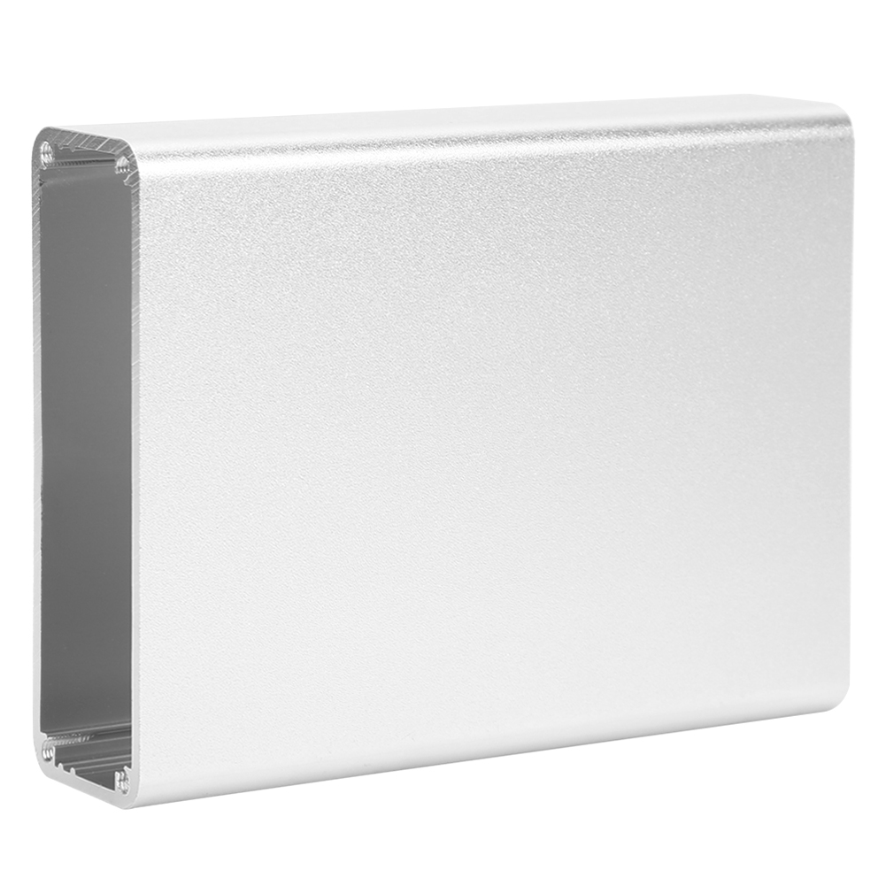 Integriertes Aluminiumgehäuse, Matt Silber, Für Elektronik-bastelprodukte, 28 X 84 X 110 Mm