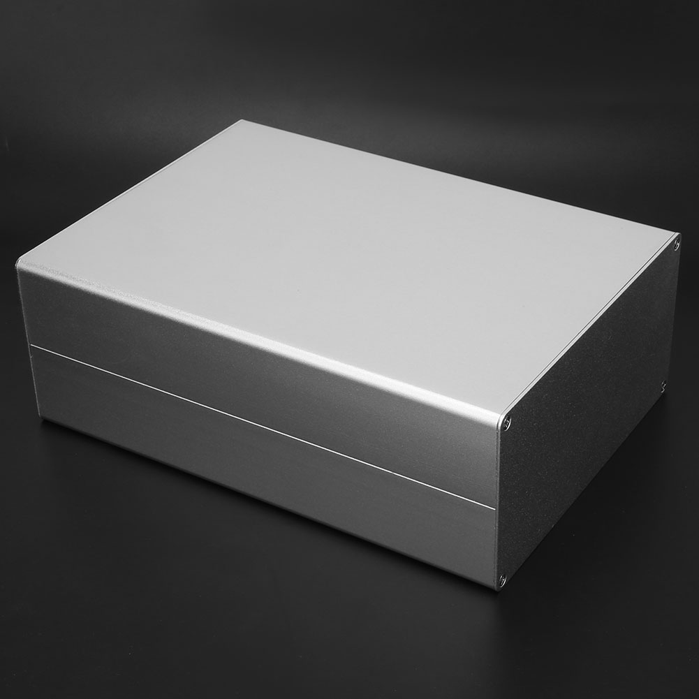 Aluminiumgehäuse, Matt Silber, 80 X 160 X 220 Mm, Zur Selbstmontage Von Gprs-leiterplatten