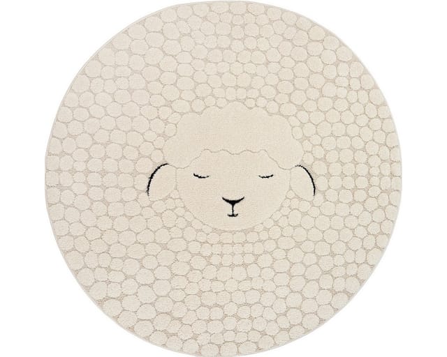 the carpet Teppich Elisa Kids, rund, Höhe: 12 mm, Kids Kinderzimmer Teppich strapazierfähig und pflegleicht