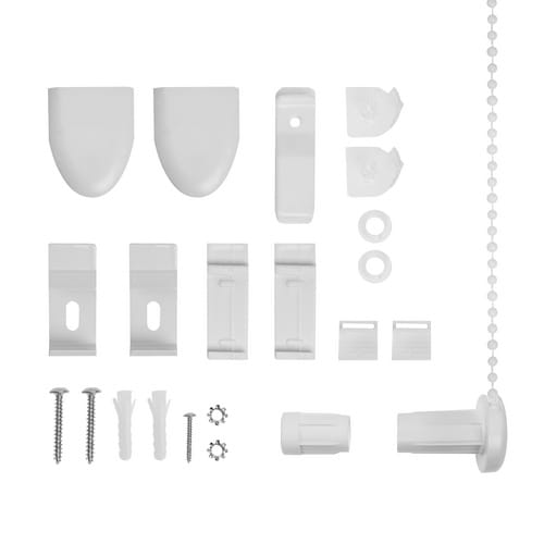 LICHTBLICK ORIGINAL Sichtschutzzüge Montagezubehör-Set, Rollos, (Packung), für Duo Rollo KDR