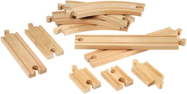 BRIO® Gleise-Set BRIO® WORLD, Kleines Schienensortiment, (Set), aus Holz, FSC® - schützt Wald