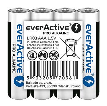Alkaline Batteries Aaa / Lr03 Everactive Pro 4 Pcs