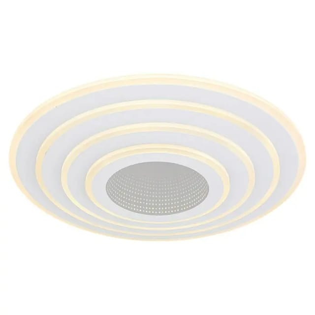 GLOBO LIGHTING LED Deckenleuchte JOCELYN, Dimmfunktion, Fernbedienung, Infrarot inkl., Memoryfunktion, Nachtlichtfunktion, Smart Home, Timerfunktion, mehrere Helligkeitsstufen, LED fest integriert, warmweiß - kaltweiß, Deckenlampe, Designleuchte, Wohnzimmer, Schlafzimmer, rund