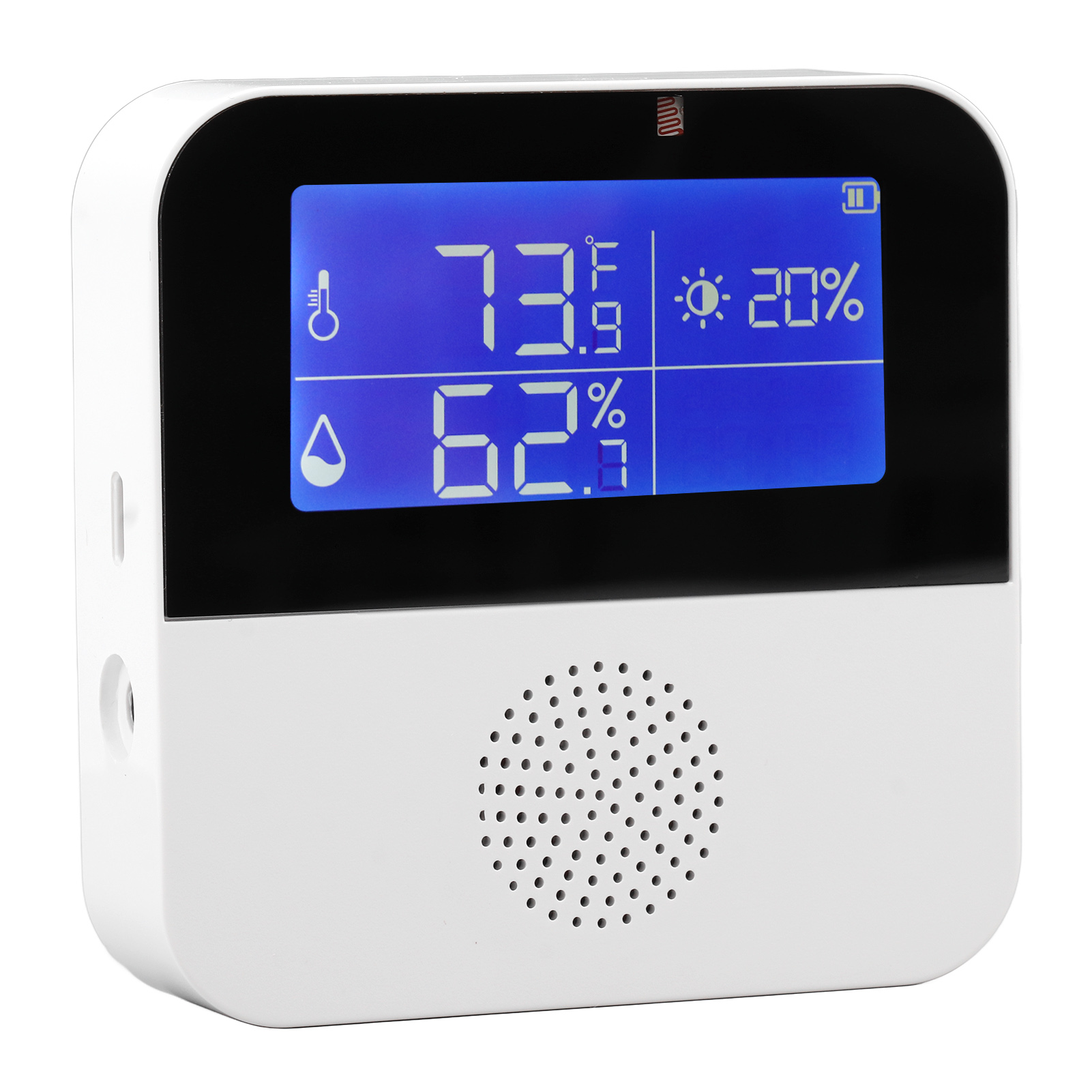 Hochpräziser Wlan-feuchtigkeits- Und Temperatursensor, Intelligentes Thermometer Und Hygrometer Mit 2,9-zoll-lcd-bildschirm