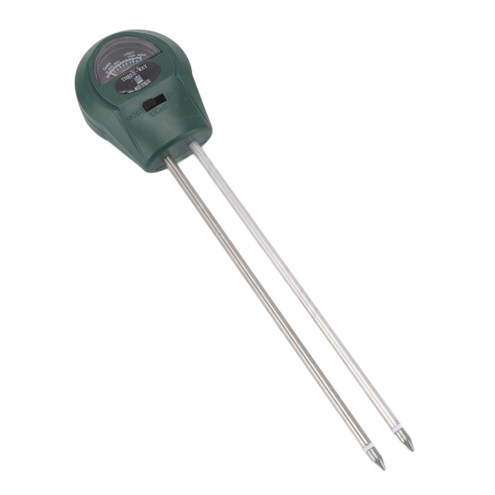 3-in-1 Bodenfeuchtemessgerät Mit Zwei Sonden Und Ph-wert-tester Für Sonnenlicht – Ideal Für Gartenbau Und Landwirtschaft
