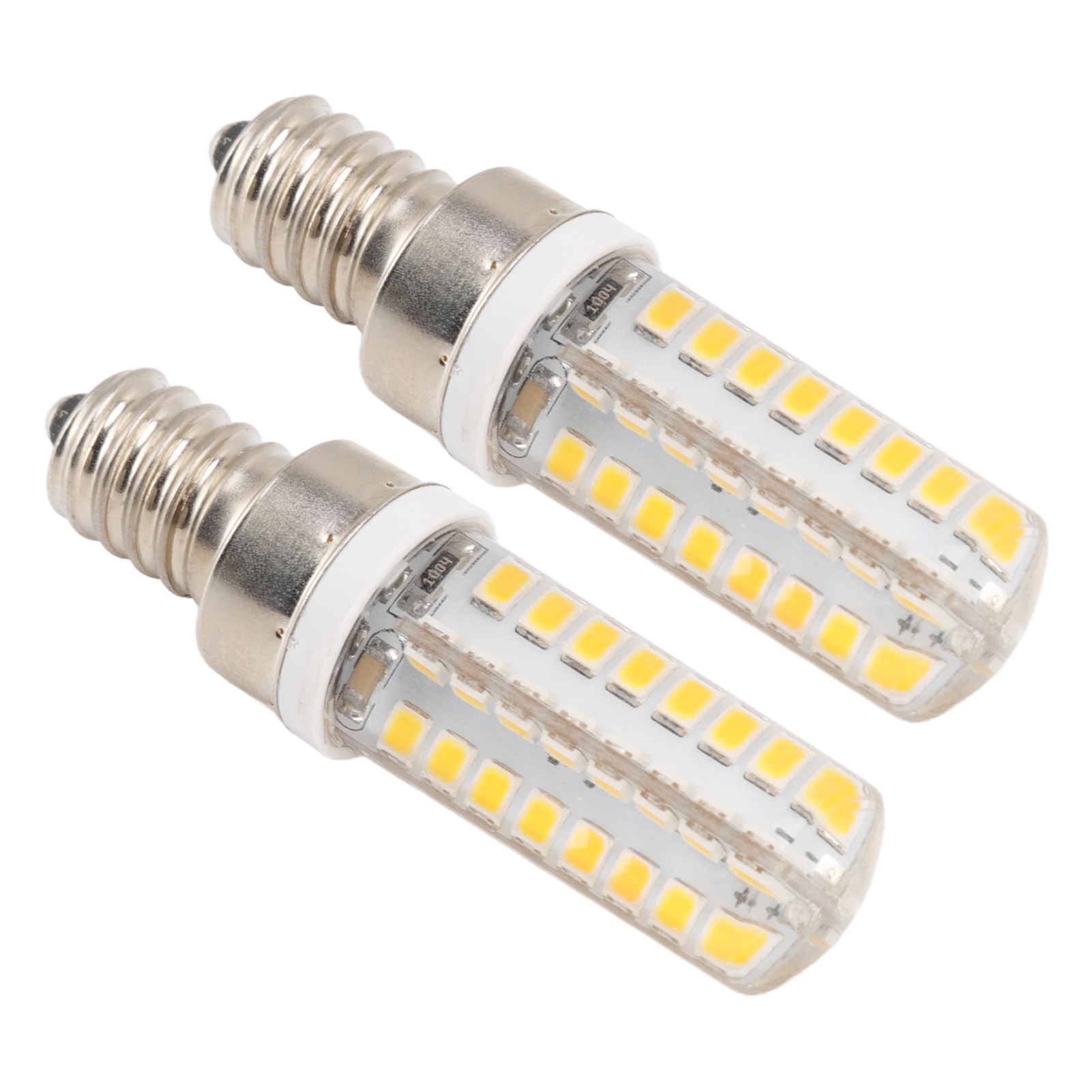 2 X E14 Led-maiskolbenlampen, 5 W, 230 V, Warmweißes Licht, 64 Leds, E14-fassung, Ersatzlampen Für Hausbars