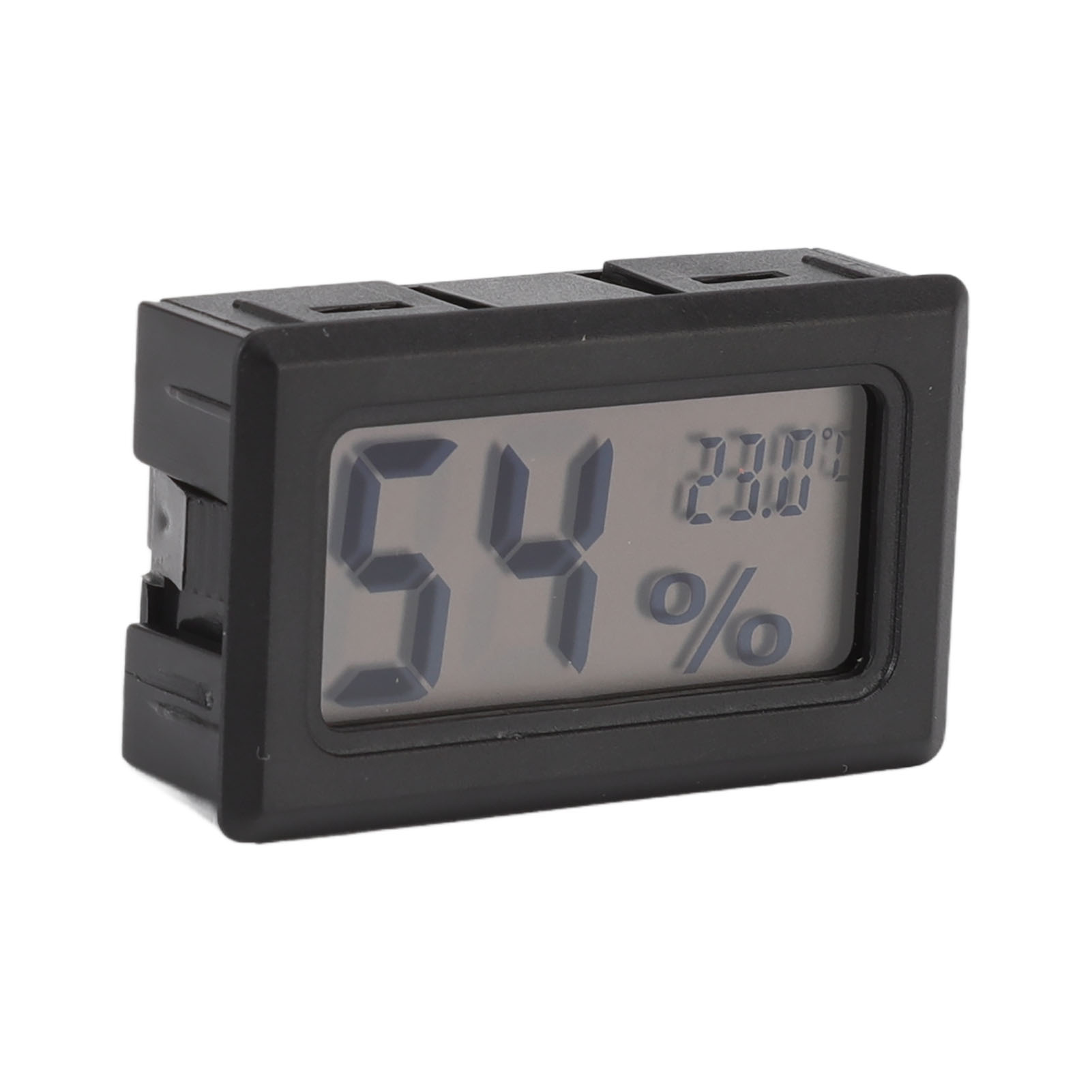 Thermometer Und Hygrometer Mit Schwarzem Lcd-hd-digitaldisplay Und Integriertem Elektronischem Temperatur- Und Feuchtigkeitsmesser Für Zigarrenschränke