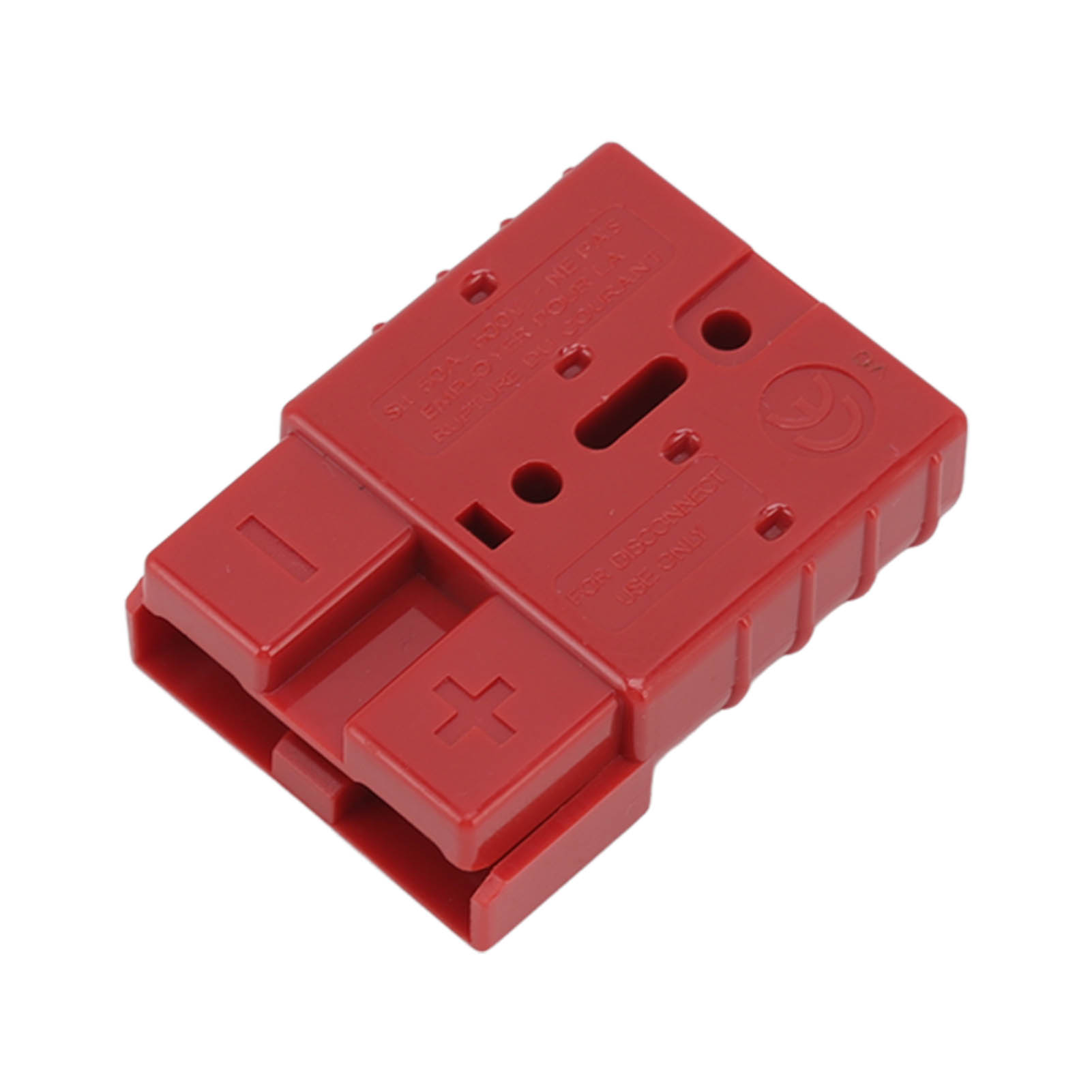 50a 600v Zweipoliger Hochstromstecker Für Solarstromversorgungssystem Mit Zwei Batterien, Rot