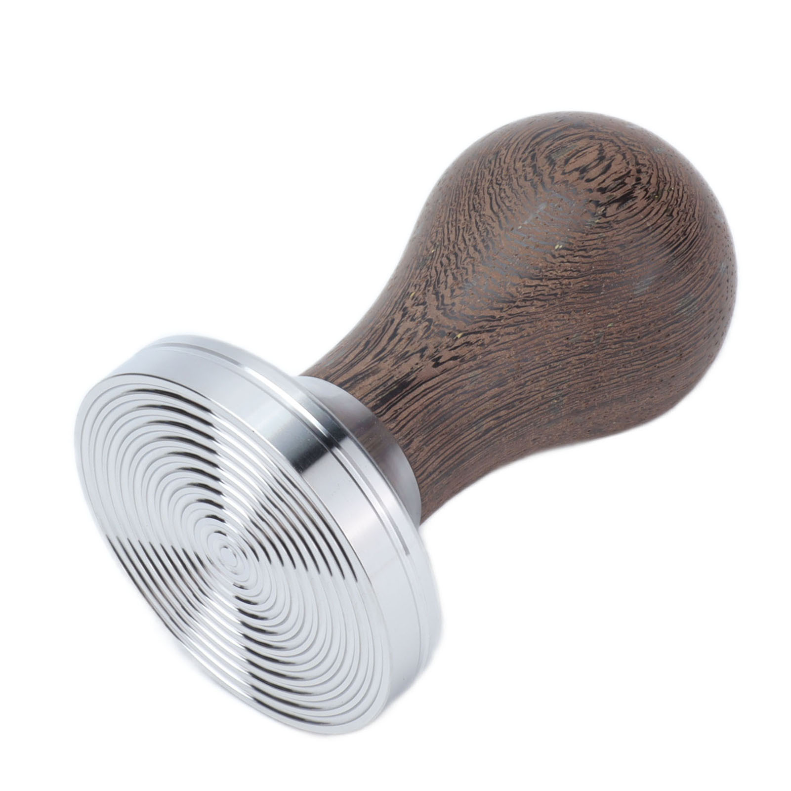 53-mm-kaffeetamper Aus Edelstahl, Holzgriff, Werkzeug Zum Auspressen Von Gemahlenem Kaffee