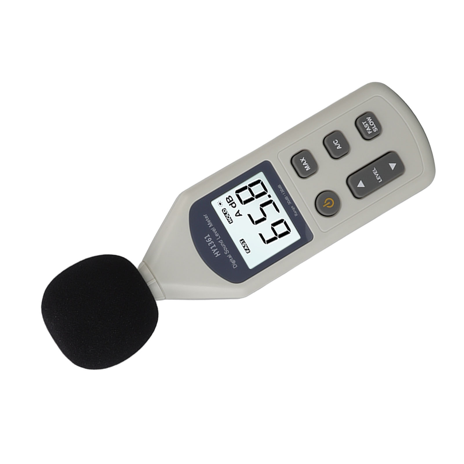 Hochpräzises Dezibelmessgerät, Lcd-bildschirm, 30-130 Dba, 5 V, Usb-geräuschdetektor Mit Hintergrundbeleuchtung, Für Krankenhäuser Und Einkaufszentren