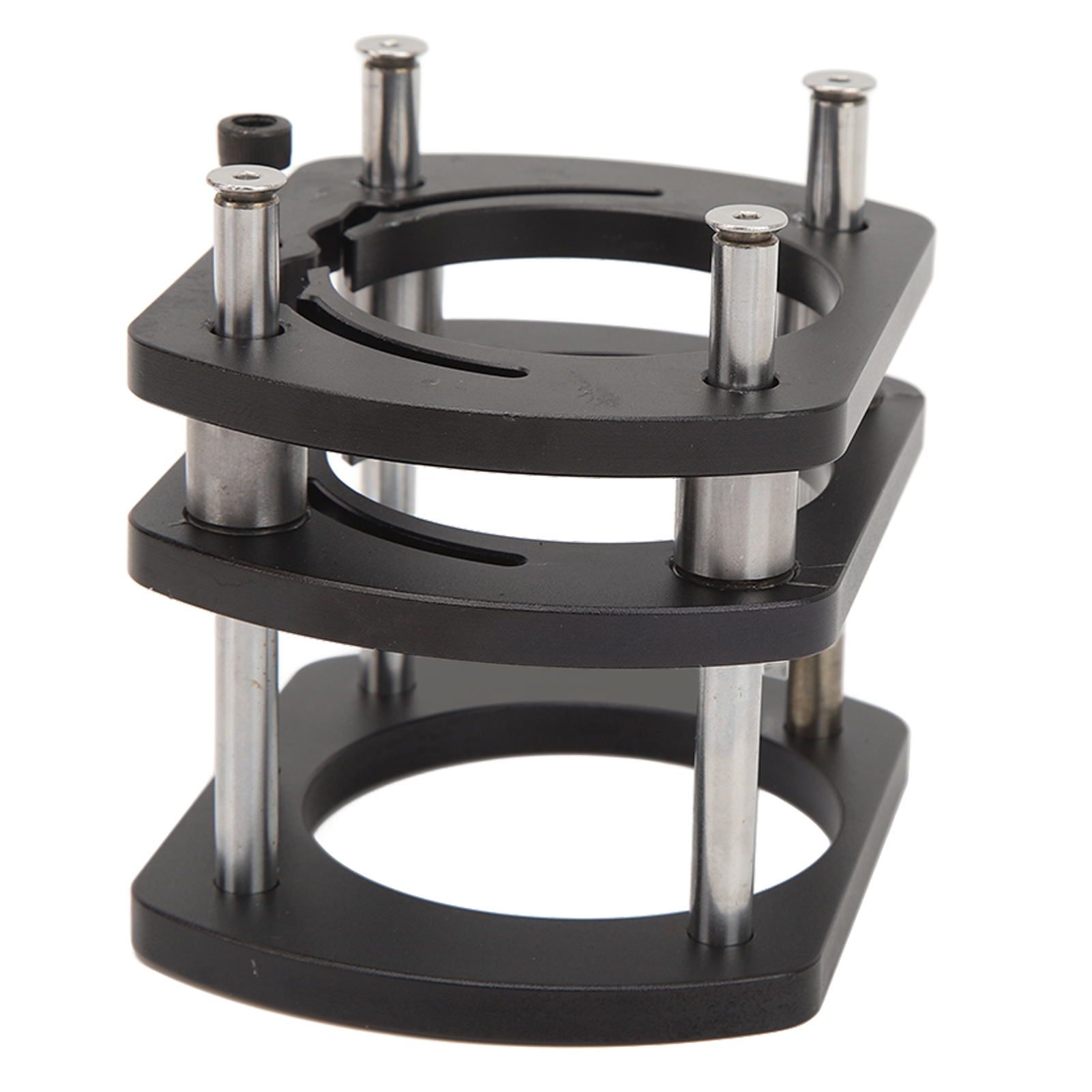 Beschnittmaschine, Hubtisch, Aluminiumlegierungsgestell, Fräs-hebesystem Mit 4 Spannbacken, Schwarz