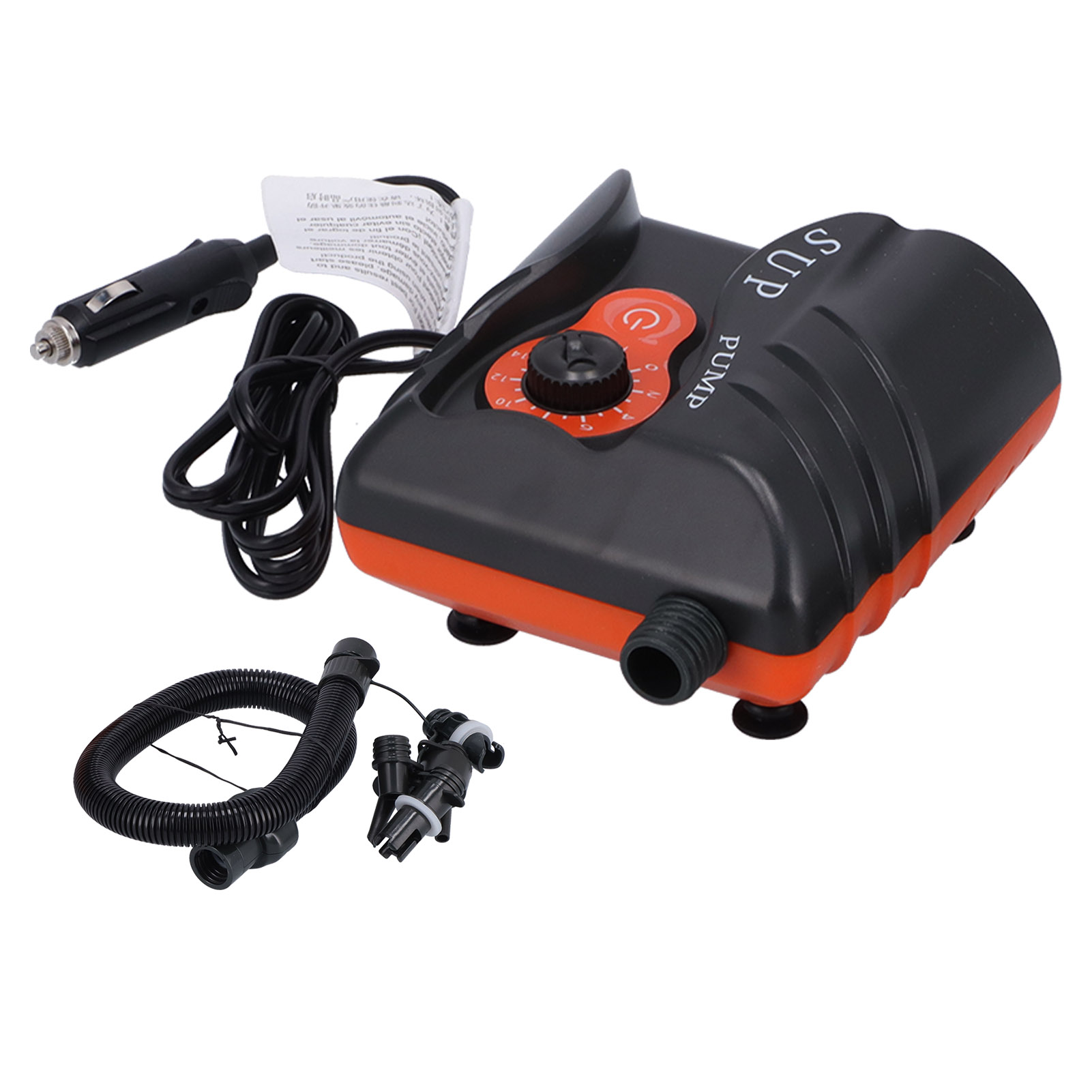 Elektrische Luftpumpe Mit Automatischer Abschaltung Für Kajak, Schlauchboot, Intelligentes Aufpumpen, 12 V, 16 Psi