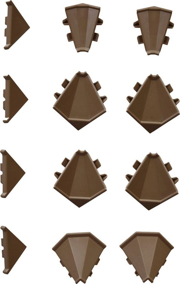 nobilia® Abschlussleiste passend für alle Serien, aus hochwertigem Kunststoff, Kunststoff, zum Anschrauben, individuell kürzbar, Maße (B/T/H): 200/2,5/2,5 cm