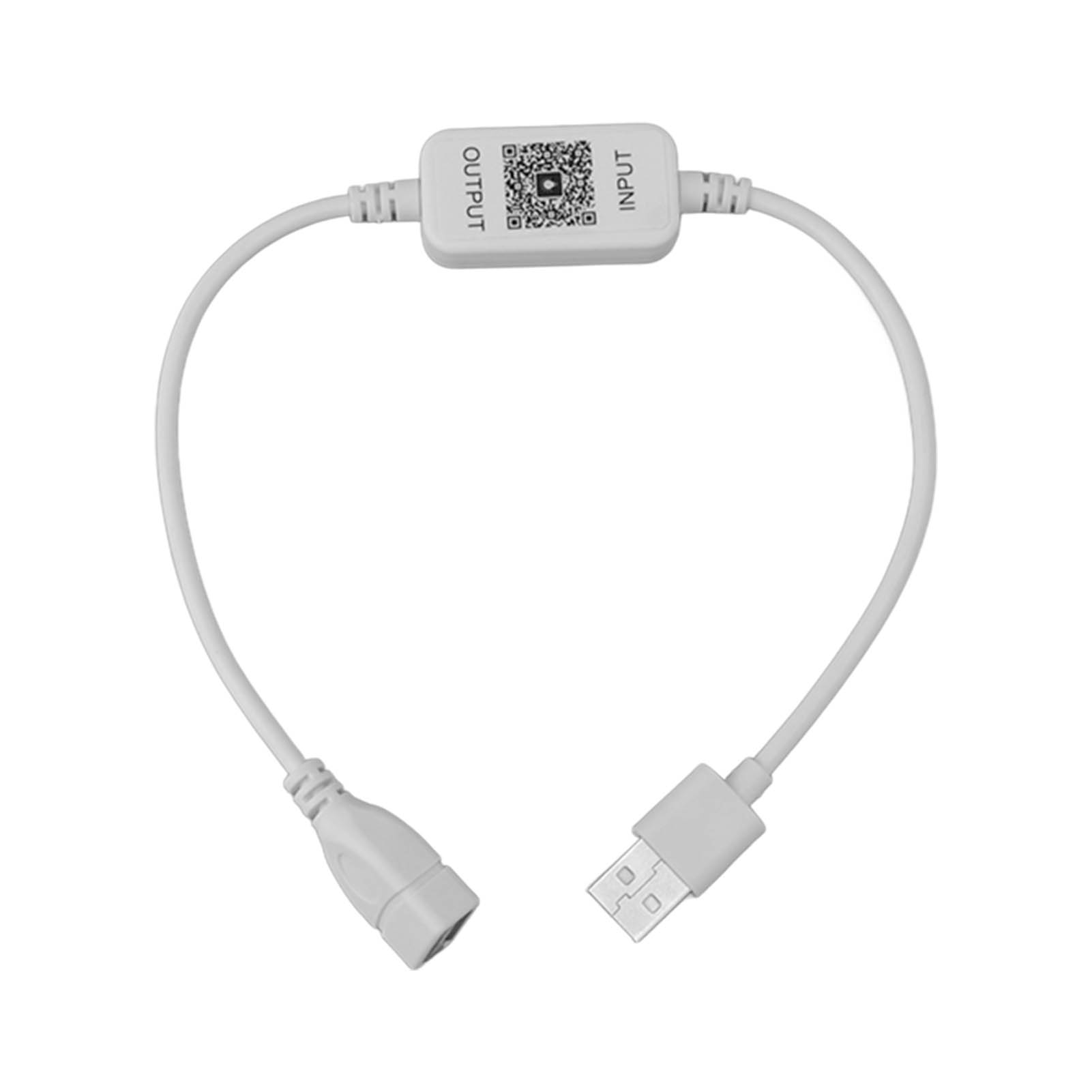 Bluetooth-usb-funkdimmer Ip44 Für Einfarbige Led-streifen, 433 Hz, Weiß