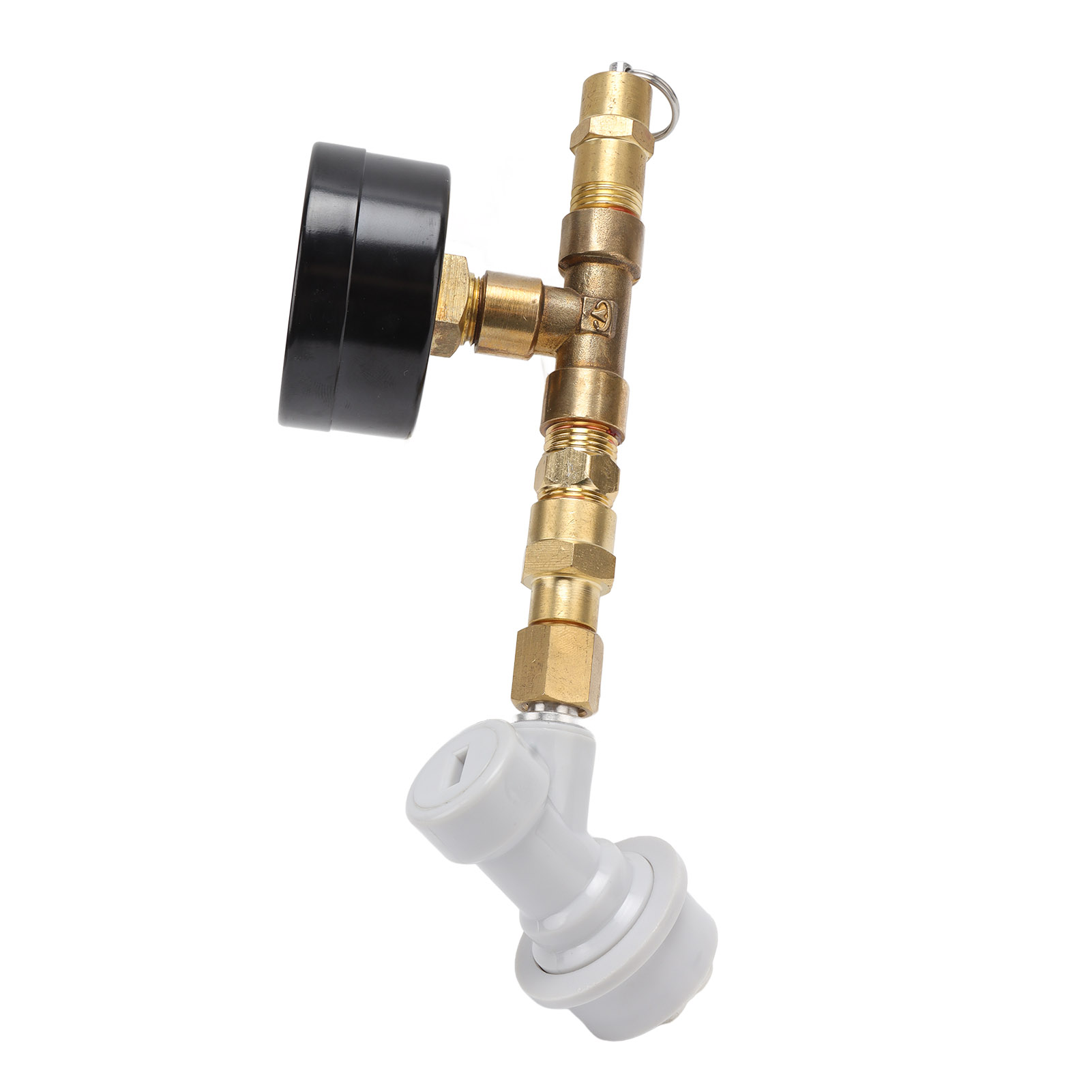 Biersicherheitsventil Mit Druckregelung, Bierfass-manometer, Bierfass-druckregler 0-15 Psi