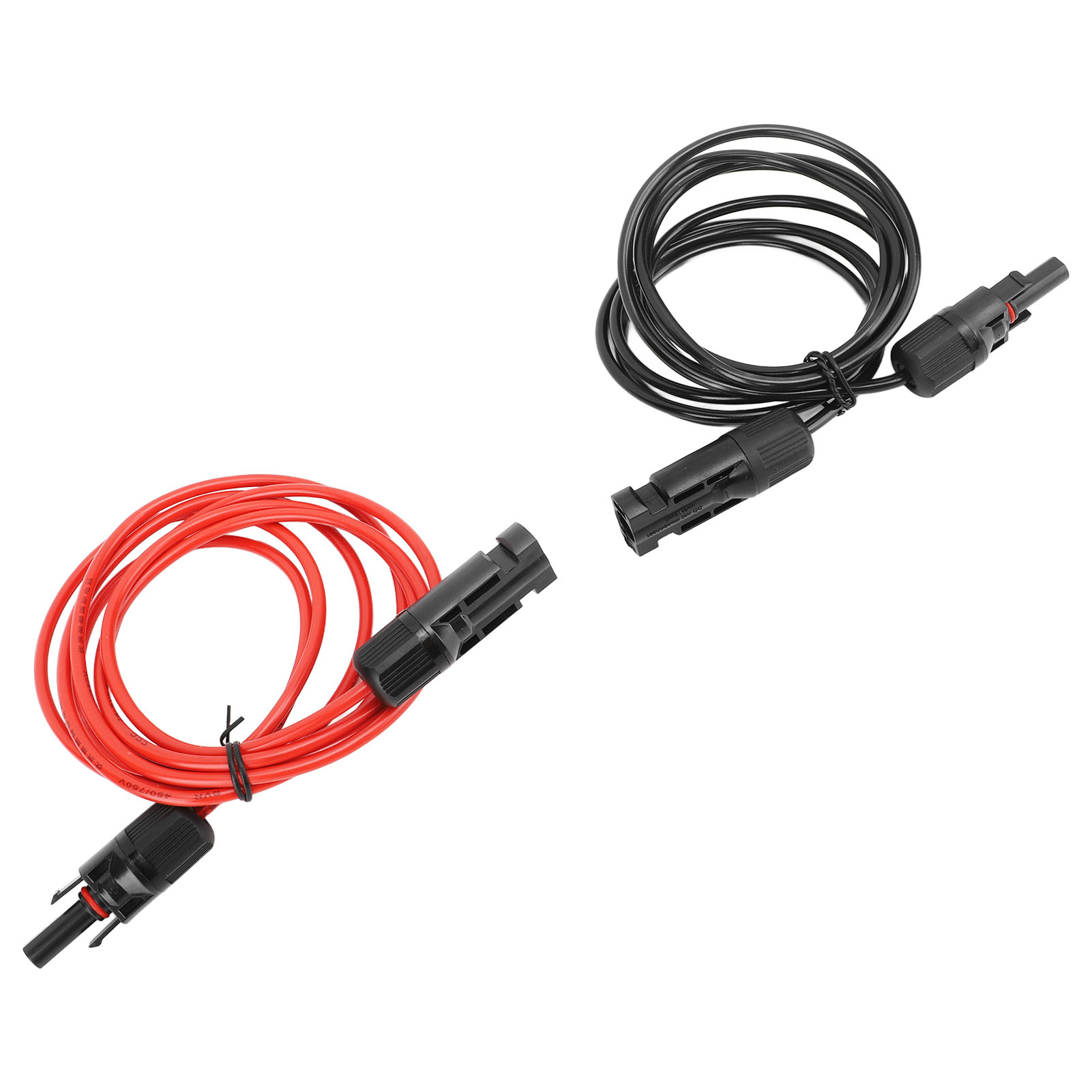 Verlängerungskabel Für Solarmodule, 2 M, 6,6 Ft, 12 Awg, Buchse Auf Stecker, Rot, Schwarz, 2,5 Mm²