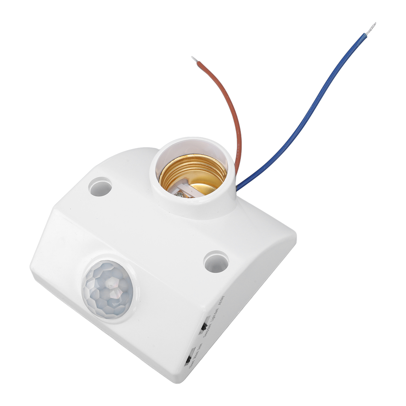 E27-induktionslampenfassung Mit Pir-bewegungsmelder Für Garage, Keller, Veranda, Waschküche, Abstellraum, 90-240v-lichtsteuerung