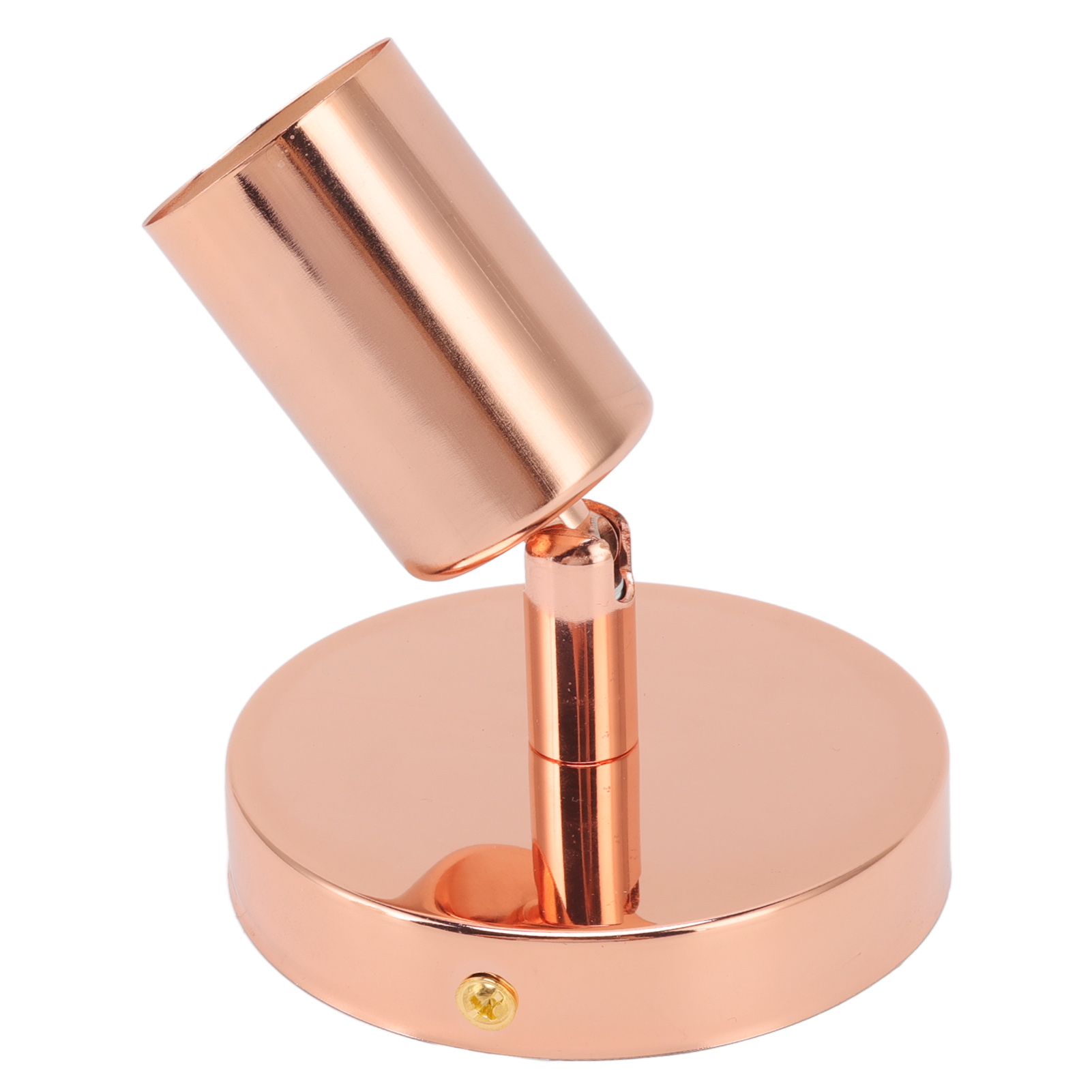 E27/e26 Wandlampenfassung, Verstellbar (180° Nach Oben Und Unten), Dekorative Lampenfassung Aus Eisen Für Schlafzimmer Und Wohnzimmer, Roségold