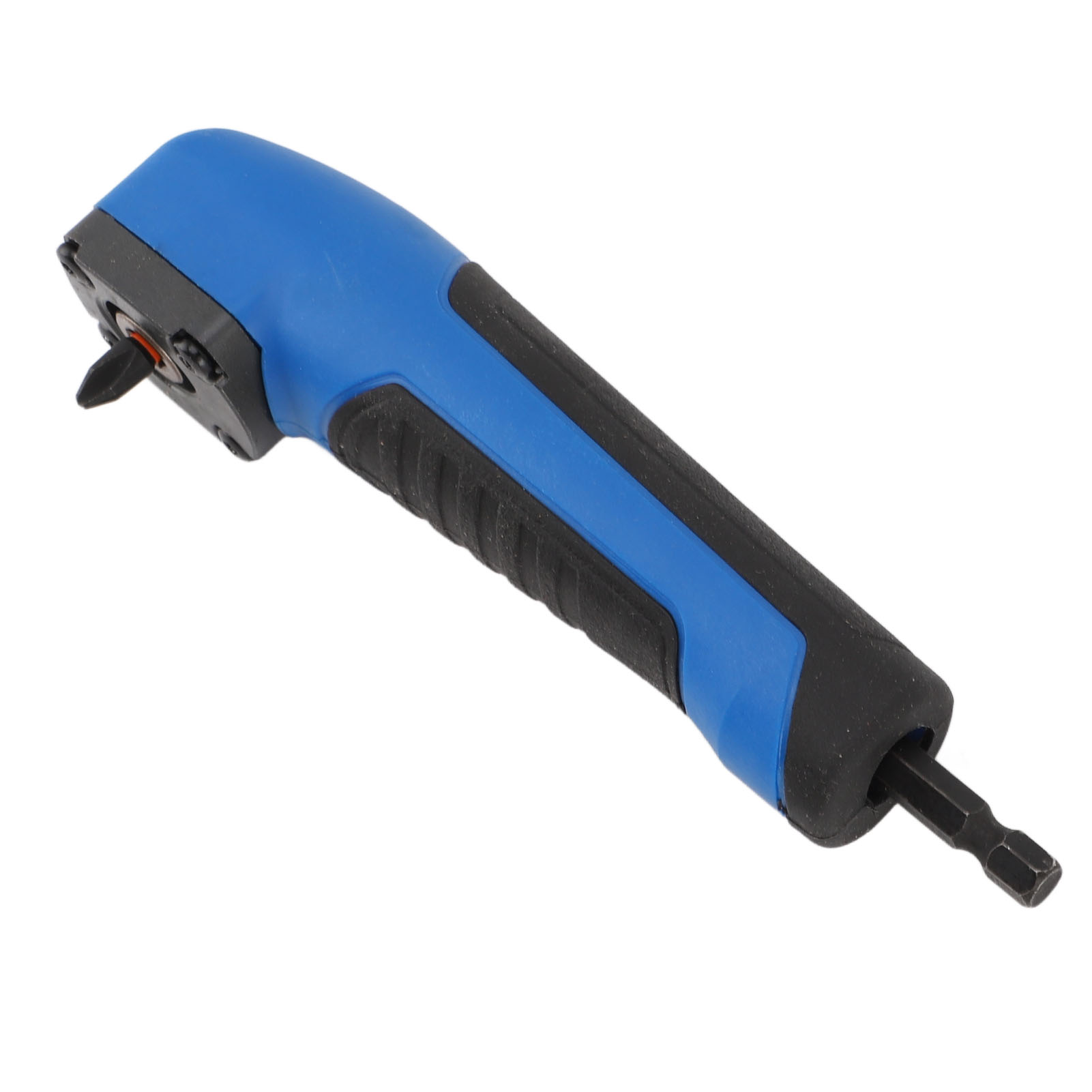 5,9 Zoll 90 Grad Rechtwinkliger Bohradapter Aus Abs-legierungsstahl, Ergonomisch, Blau, Für Beengte Platzverhältnisse