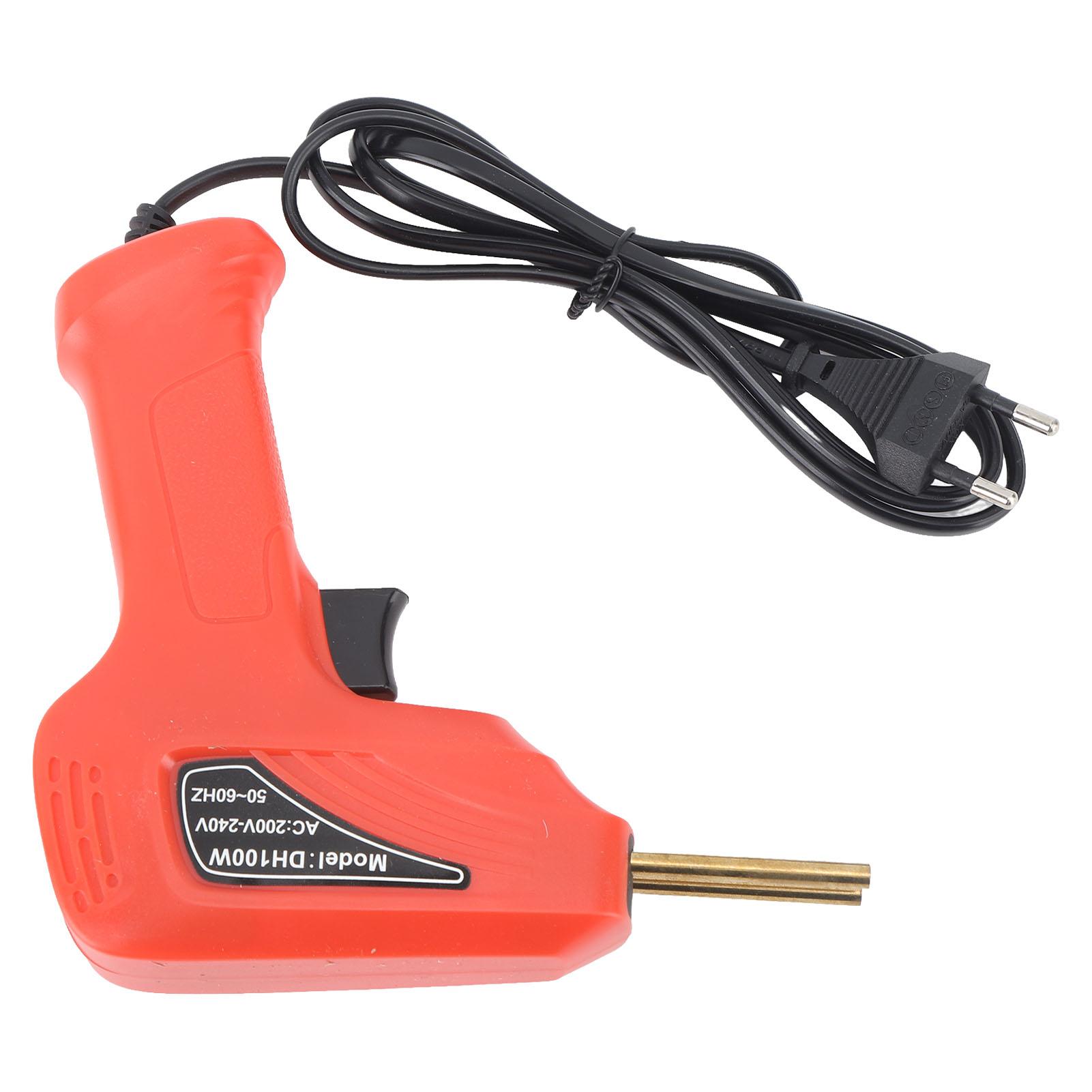 Schweißpistole Mit Led-anzeige, Betriebsanzeige, 50 W, Eu-stecker, 200–240 V, Handschweißgerät Für Den Täglichen Gebrauch An Kunststoffen, Rot