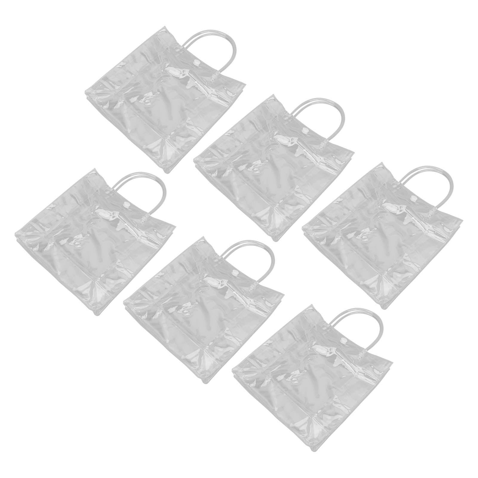 20 Stück. Transparente, Geräumige, Einfache Und Multifunktionale Pvc-geschenktüten, 20 Cm X 20 Cm X 8 Cm, Zum Verpacken Von Blumenkonfekt.