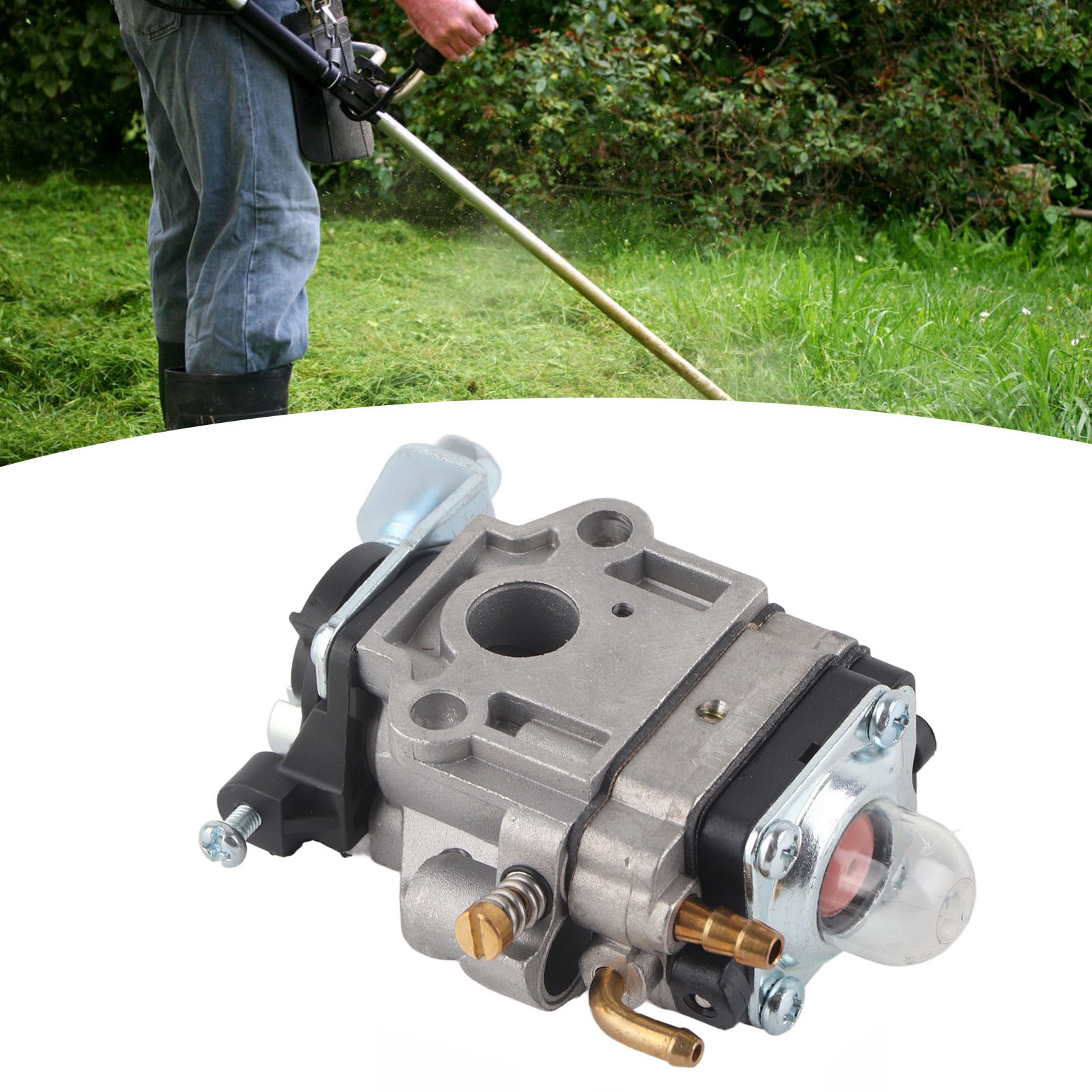 Vergaser Für Zweitakt-rasenmäher, Verschleißfest, Hohe Härte, Ersatz Für 33-cm³- Und 36-cm³-motoren