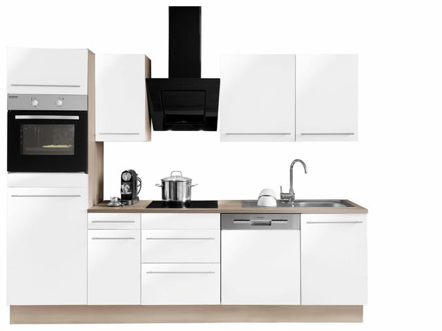 OPTIFIT Küchenzeile Bern, Breite 270 cm, wahlweise mit E-Geräten
