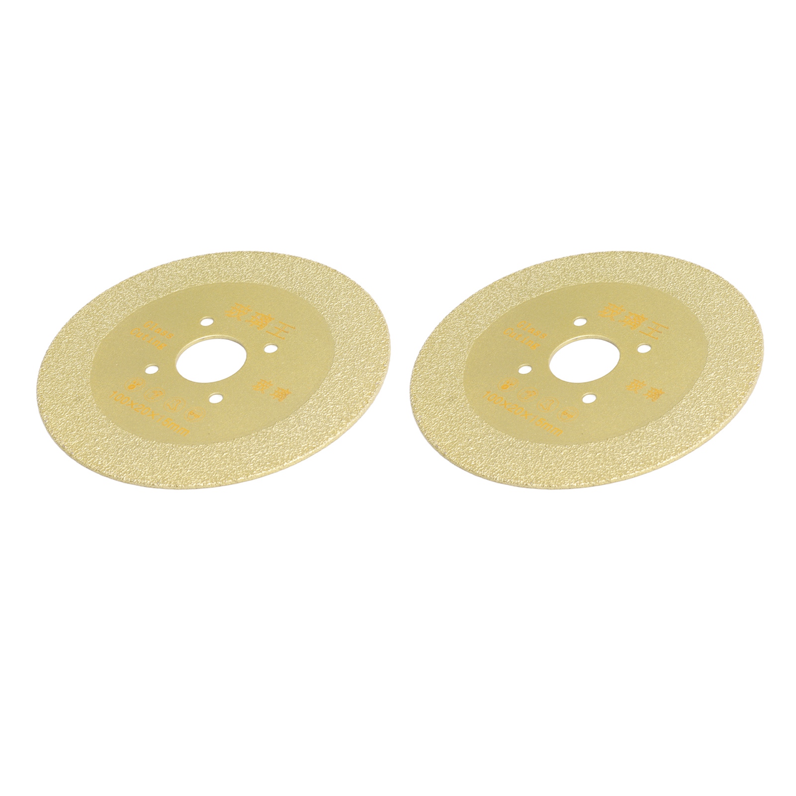 2 Stück 100-mm-kreissägeblätter, Diamant-keramik-sägeblätter, Porzellan-trennscheiben Für Winkelschleifer, 100 X 15 Mm / 3,9 X 0,6 Zoll
