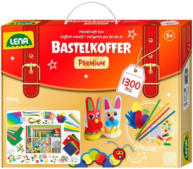 Lena® Kreativset Bastelkoffer Premium