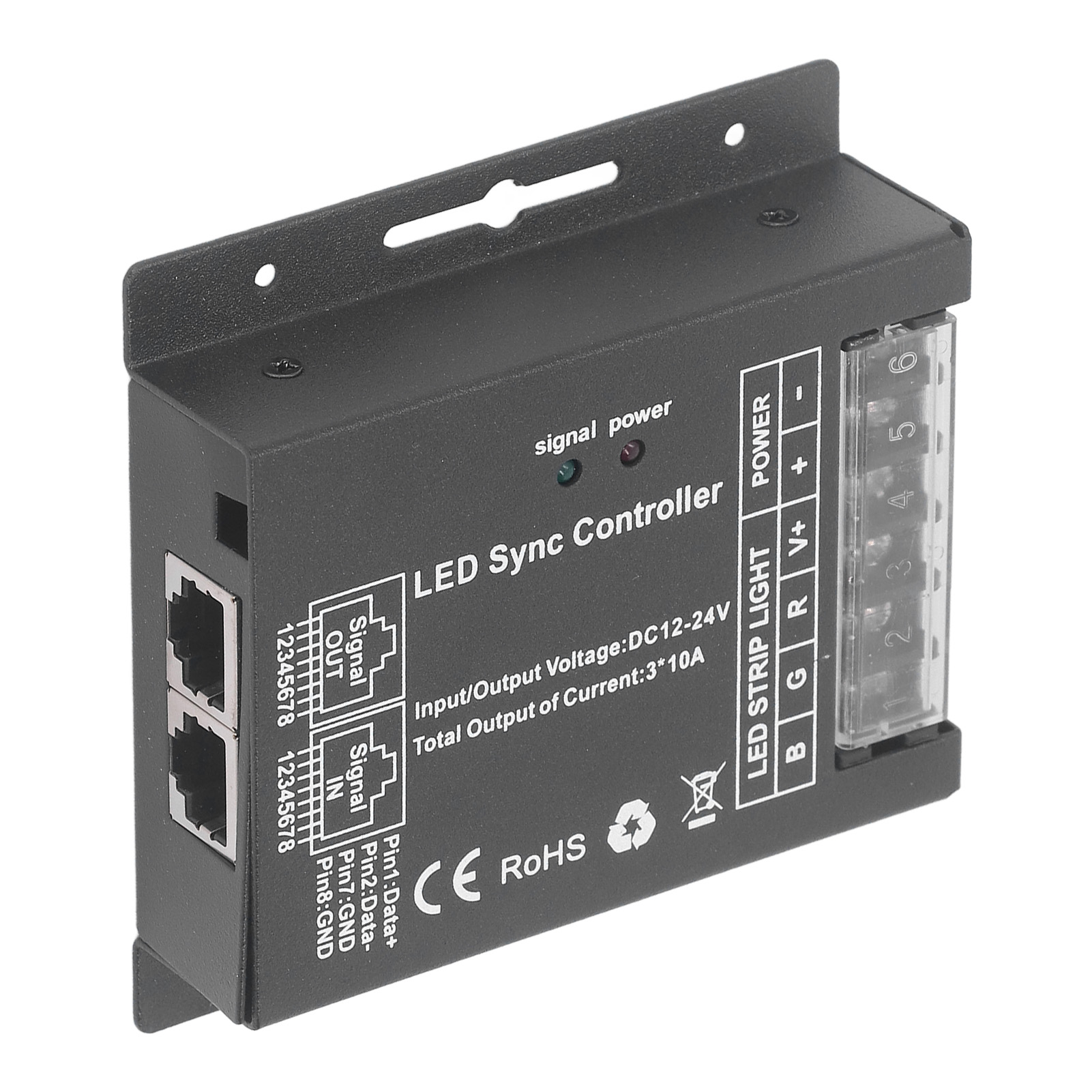Rgb-dimmer-controller, Led-dimmer-modul, 24-tasten-fernbedienung Für Led-streifen, Dc 12v-24v